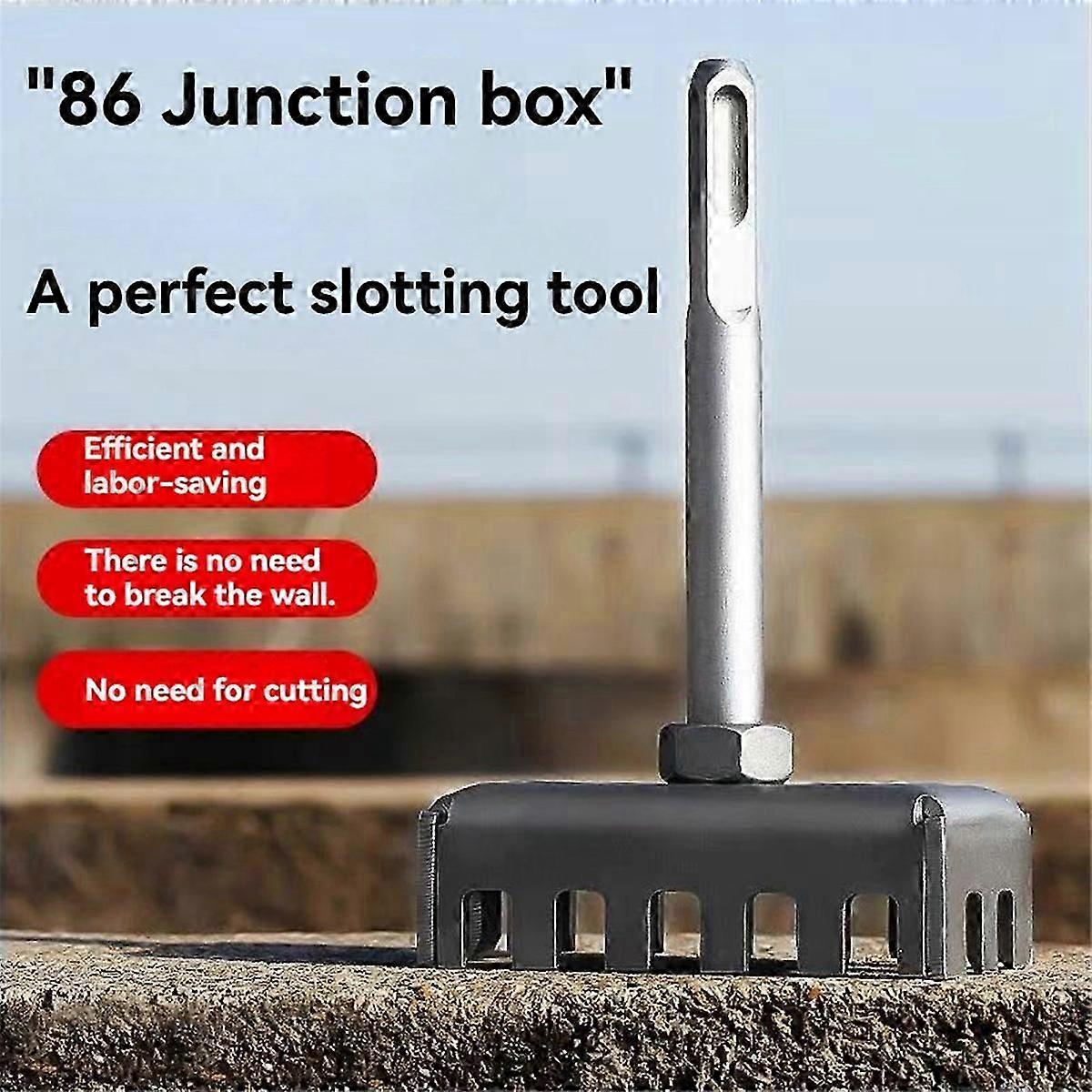 2pcs Square Hole Cutter for 86-Type Box Electric Hammer Hole