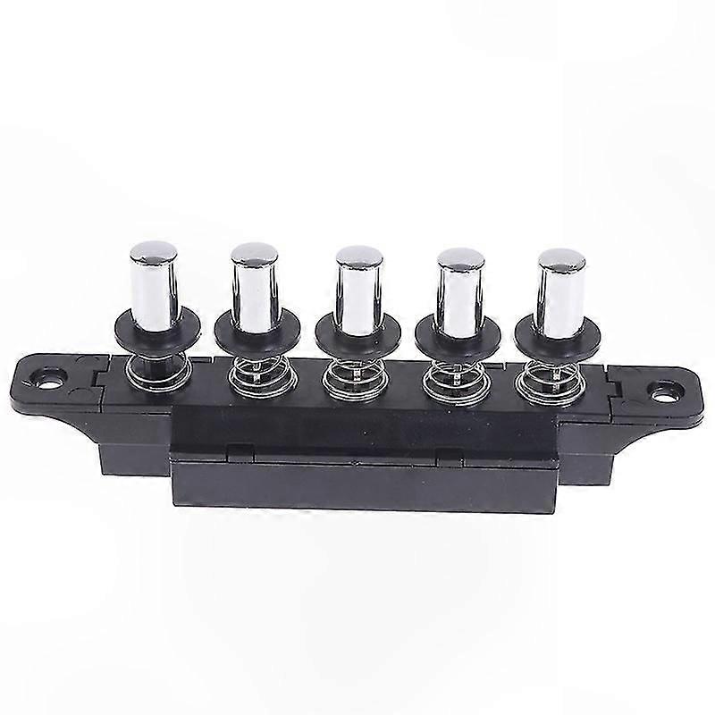 Five-Position Silver Plug-In Button Switch for Range Hood HFMQV Replacement