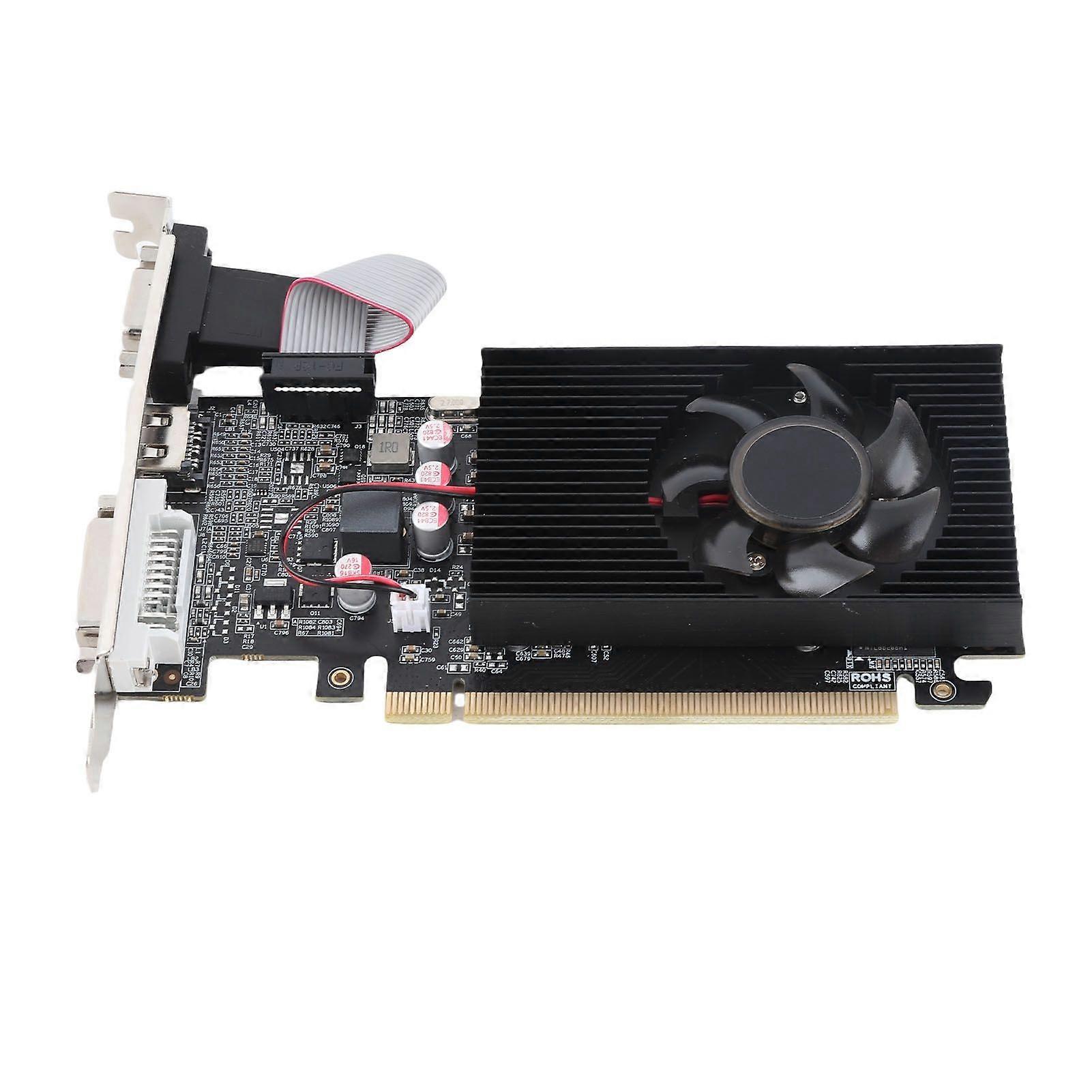 2GB DDR3 64BIT PCI E Graphics Card 2560X1600 Resolution Silent Desktop Computer Gaming Graphics Card for Win 10 11 7 8