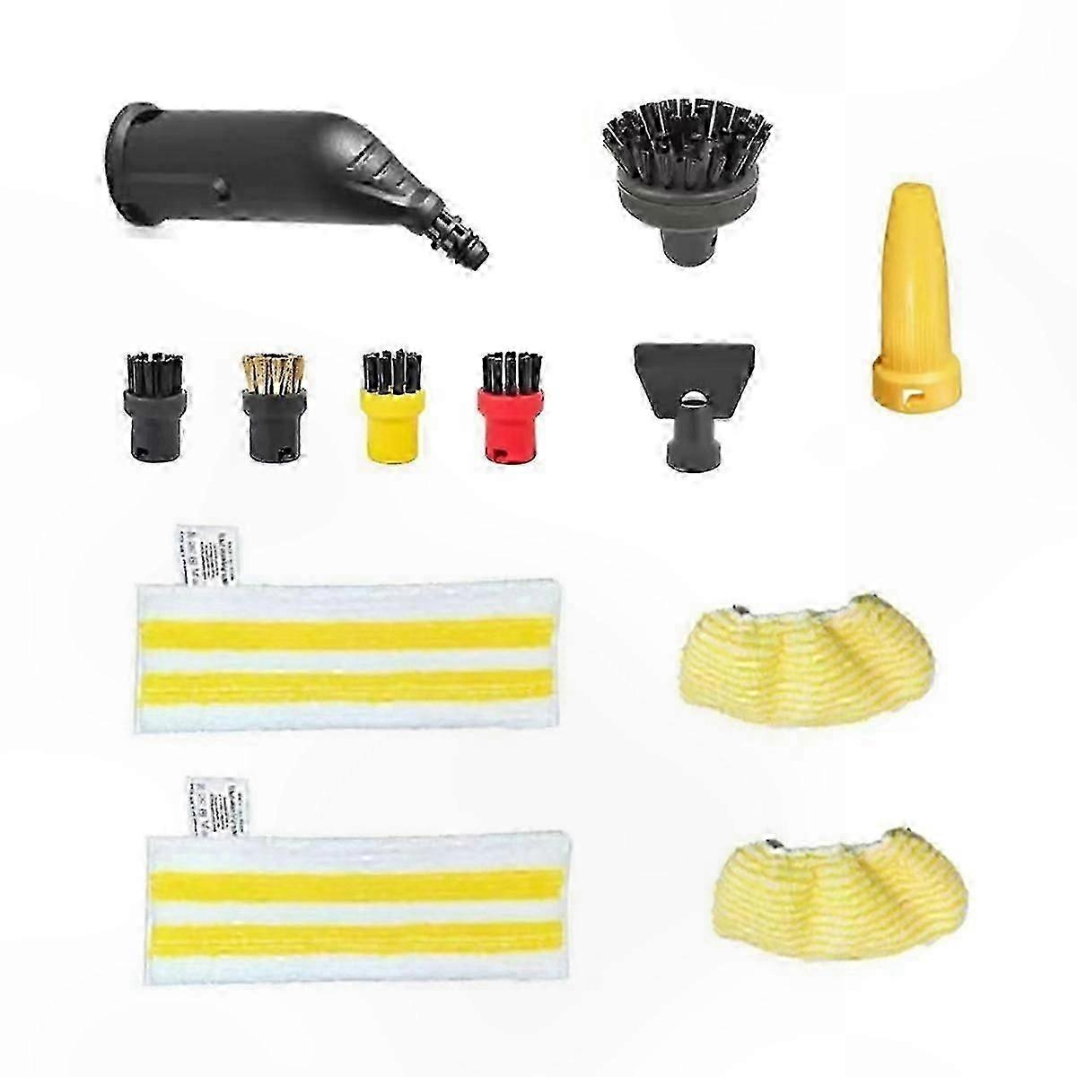 Replacement Round Brush Head for Steam Mop Cleaner Accessories Home Use Compatible with SC1 SC2 SC3 SC4 SC5 Models