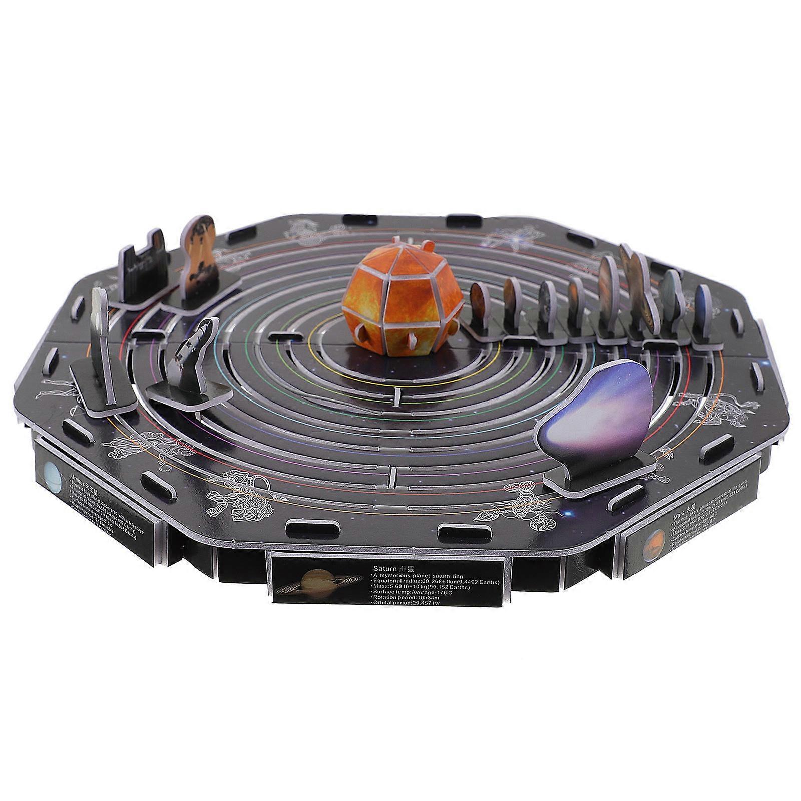 3D Educational Solar System Assemble Puzzle 4Sets