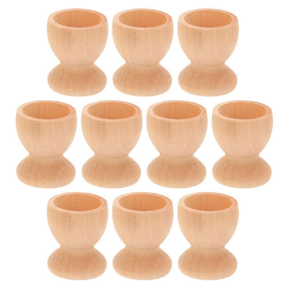Wooden Egg Display Holder Stands for Easter DIY Craft 40Pcs Set