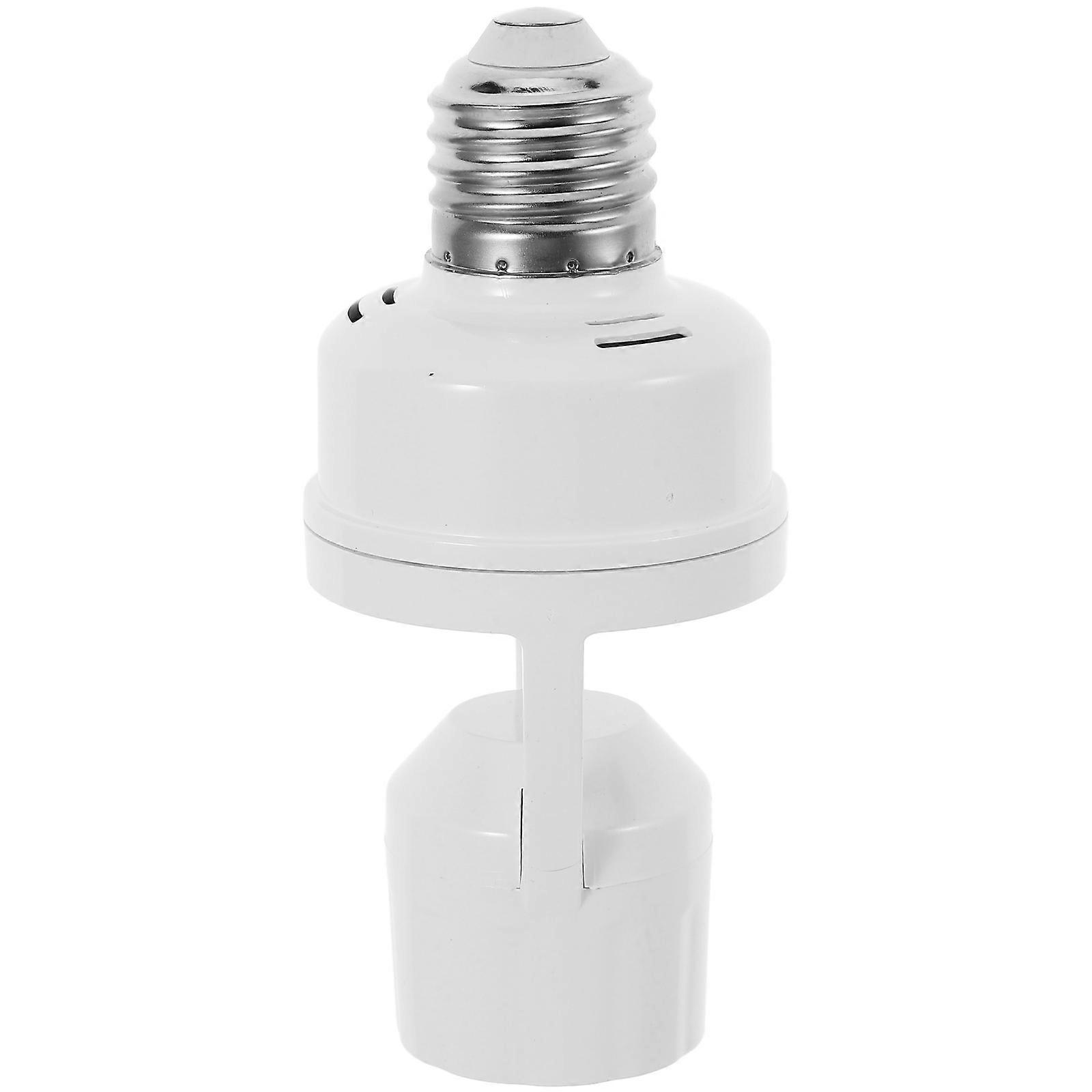 Adjustable Infrared Sensor Bulb Socket E27 Light Holder 3Pcs for Home Use