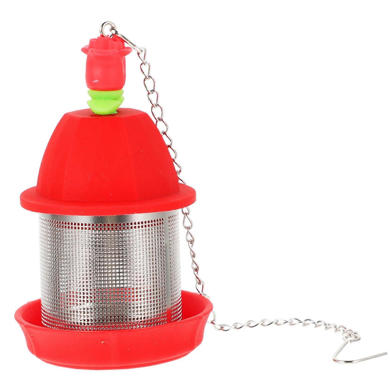 Stainless Steel Loose Leaf Tea Strainer Temperature Resistant Fine Mesh Infuser For Household Use Standard Size