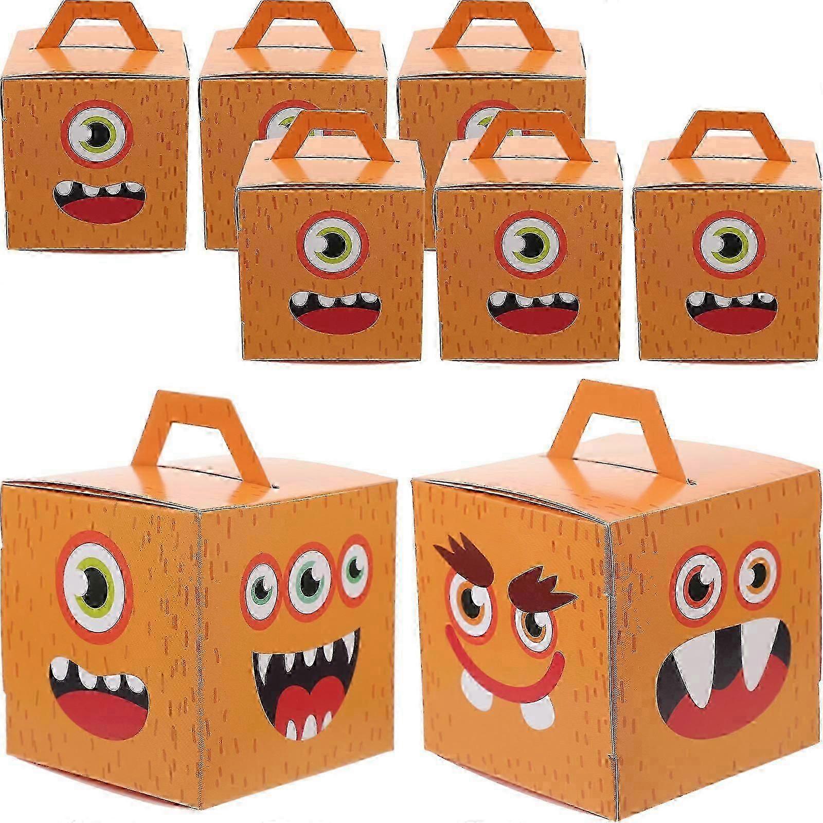 Paper Decorative Present Box Interesting Shape Classroom Activities Families 8Pcs 7X7X7CM
