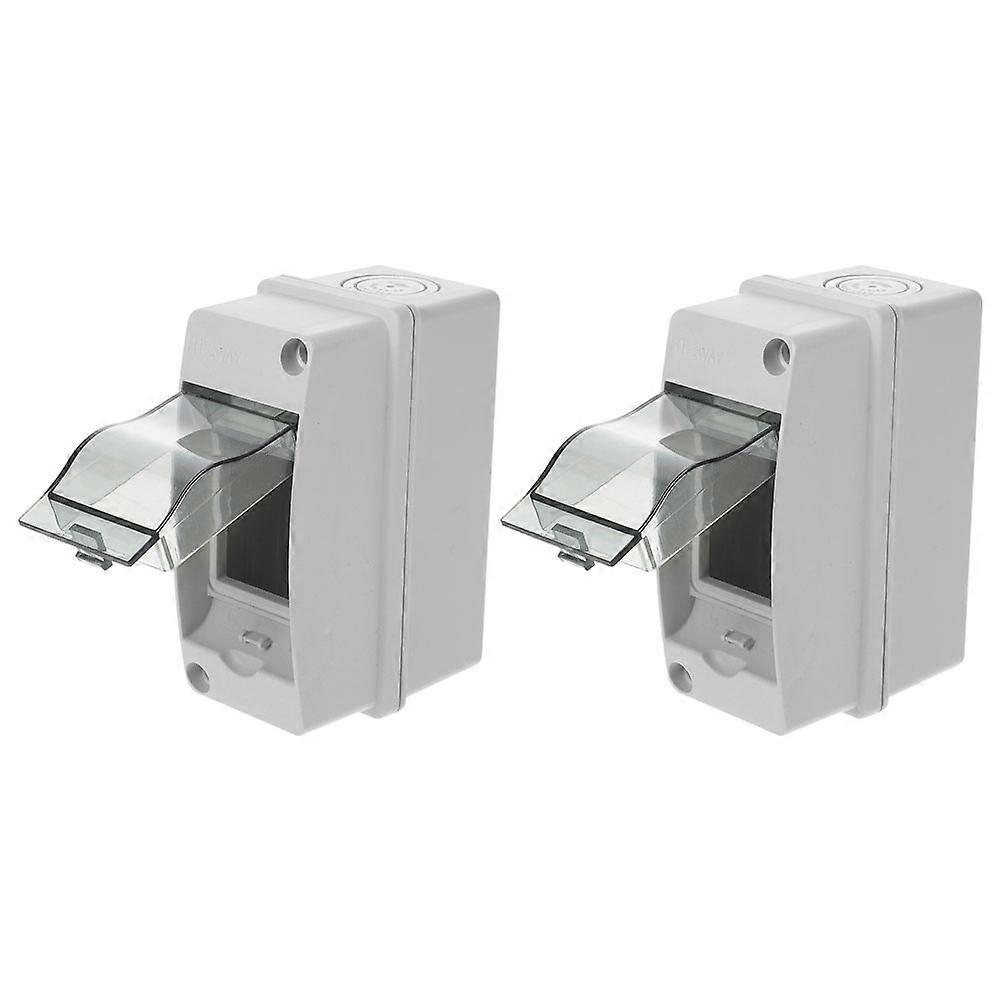 Rectangular ABS PC Electrical Enclosure Box for Circuit Protection and Impact Resistance Indoor Outdoor 8Pcs