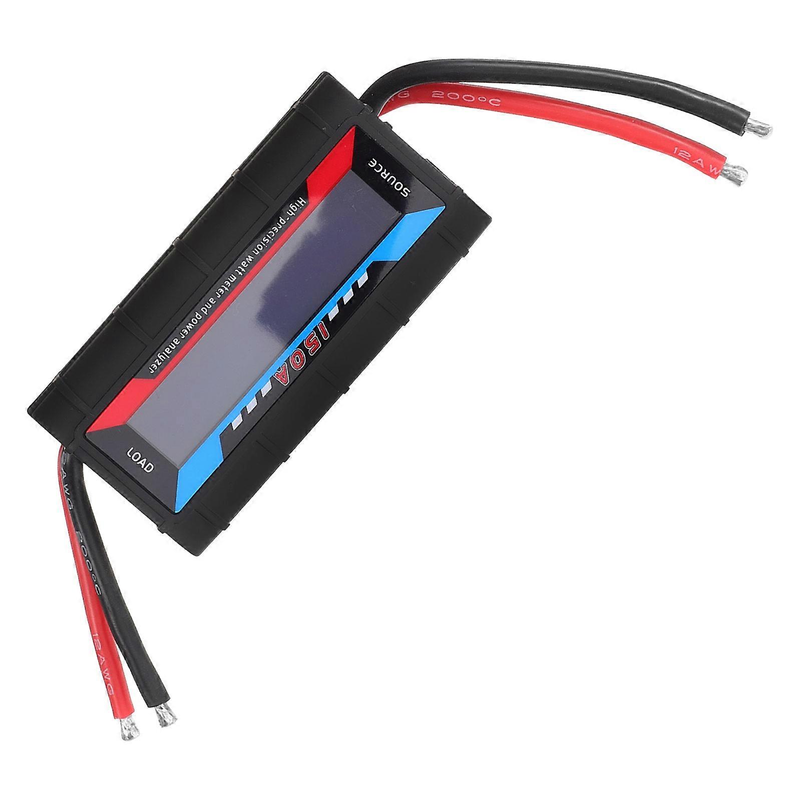 Plastic Watt Meter Power Meter for Amps Current Testing 5Pcs Device