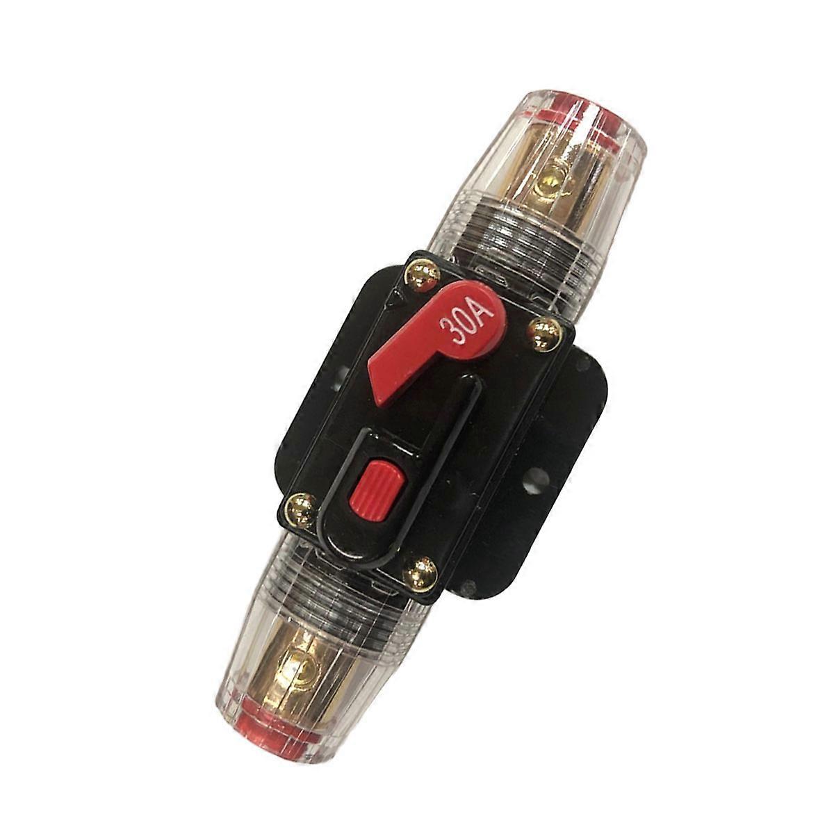 Waterproof Fuse Holder Circuit Breaker Reset Fuse 30a for Car Protection Device