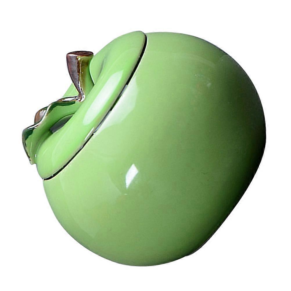 4Pcs Green Ceramic Loose Tea Jar With Dust-proof Feature Suitable For Tea Ointment And Candy