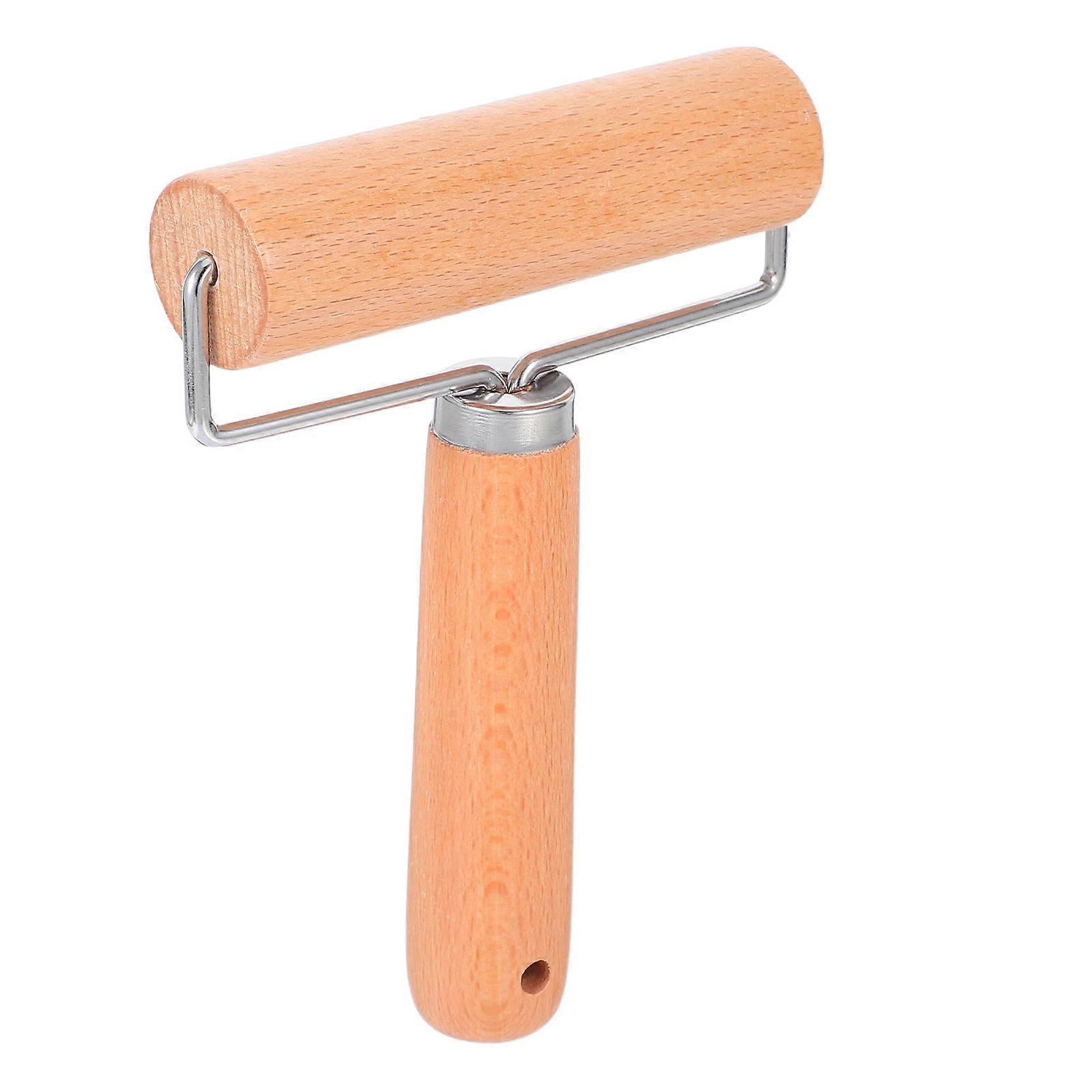 Wood Dough Roller for Cookies 4Pcs Kitchen Essential