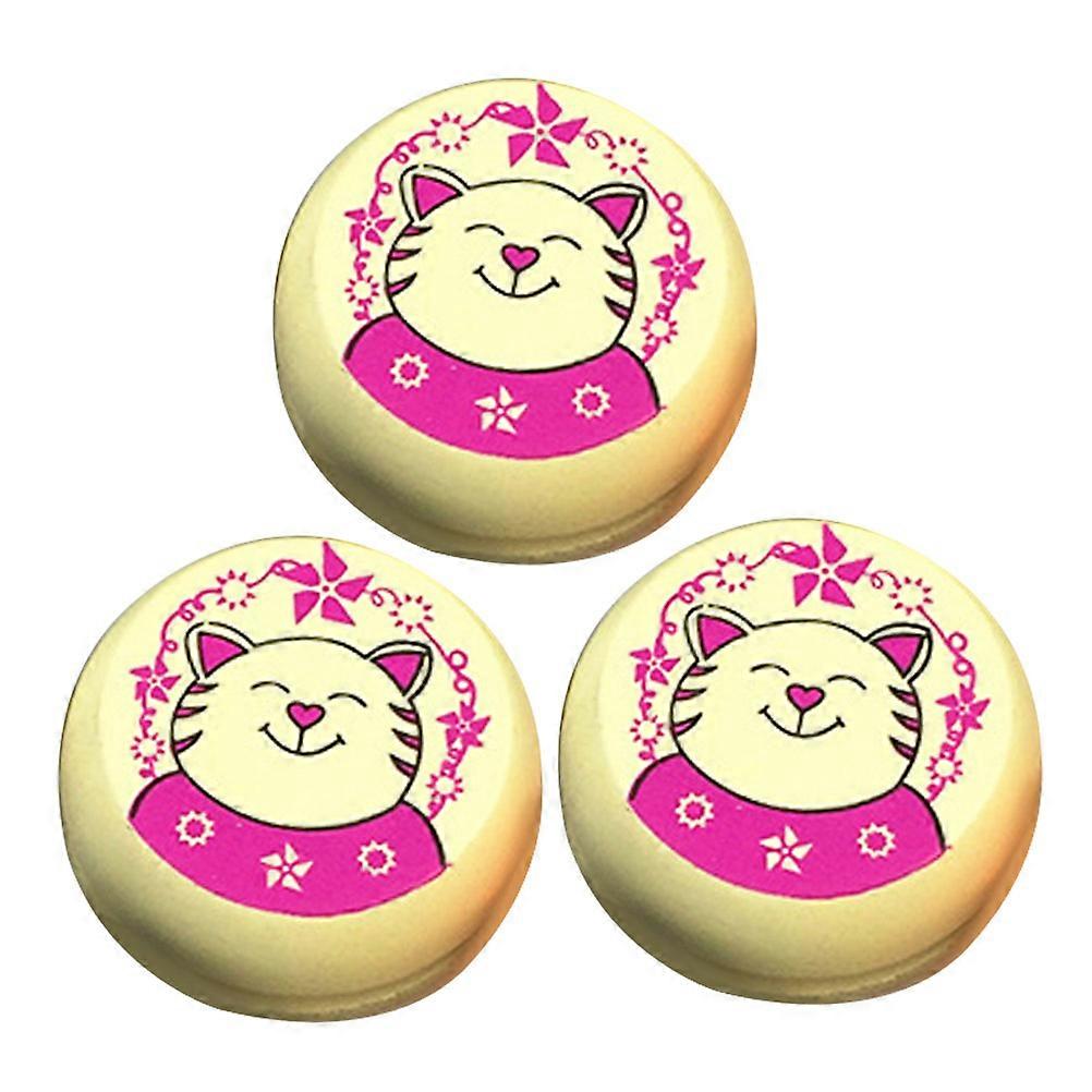 Wooden Yoyo Ball Toy Set for Kids Creative Play 9Pcs Multicolor