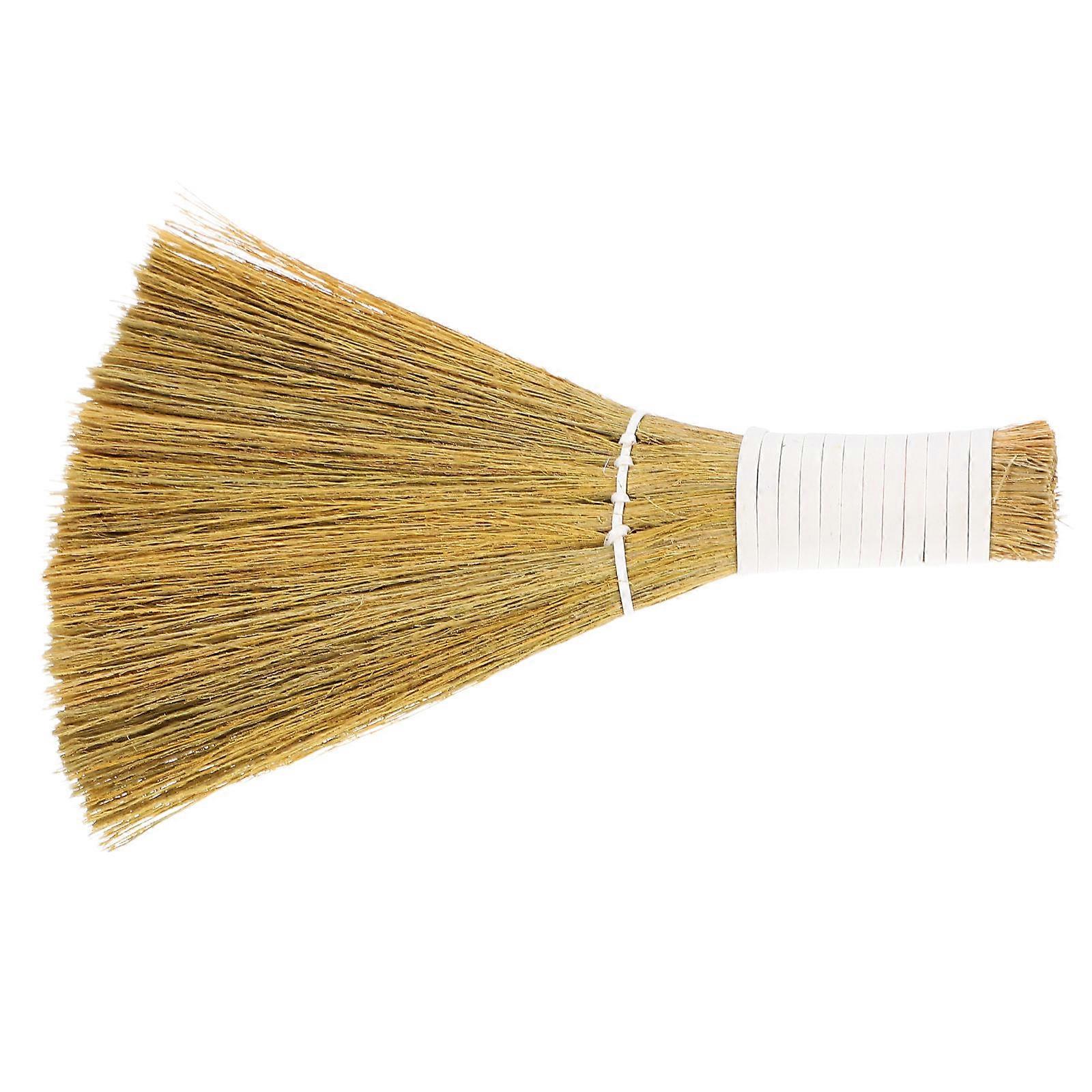 Portable Handheld Mini Broom Brush for Tabletop Cleaning 4Pcs White