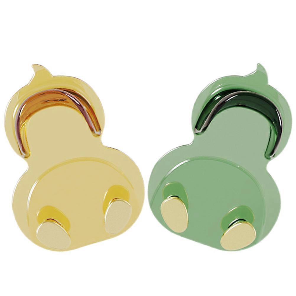 Household Wall Hook Acrylic Duck Shape for Hanging 6Pcs Storage