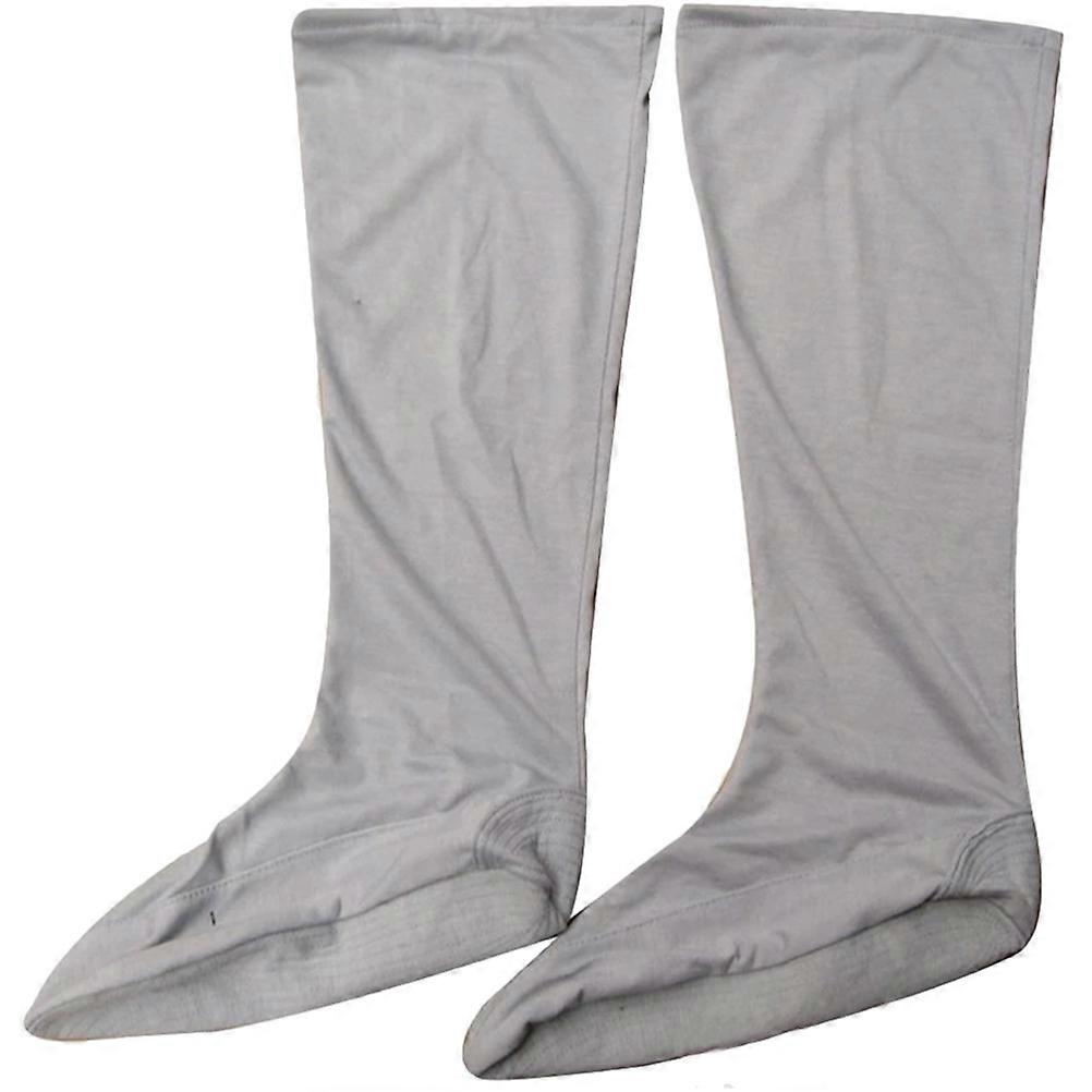 Training Accessory Cotton Stockings Breathable Monks Light Grey 1Pair