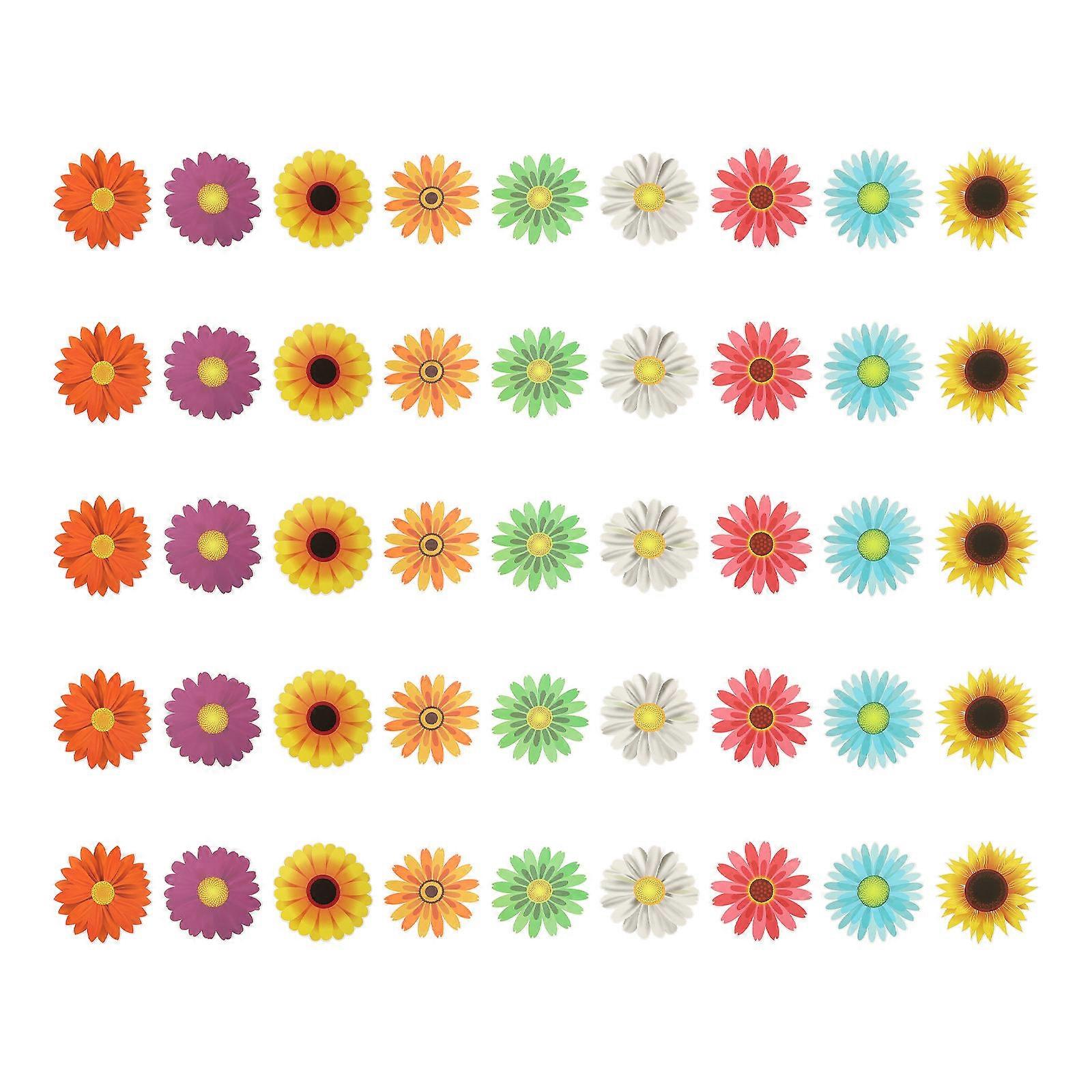 Διακόσμηση με λουλούδια, πίνακας ανακοινώσεων 45 τεμαχίων, χαρτί, δάσκαλοι, μαθητές, πόρτα, παράθυρο, πίνακας κιμωλίας, λευκός πίνακας, ανοιξιάτικη διακόσμηση