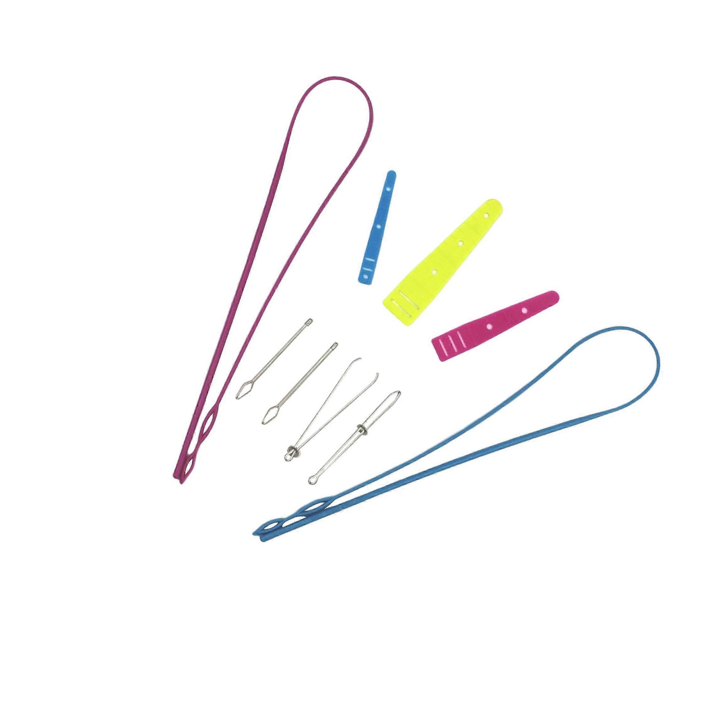 9 Pieces Drawstrings Threader Sewing Loop Turner Hook Elastic Glides Guides