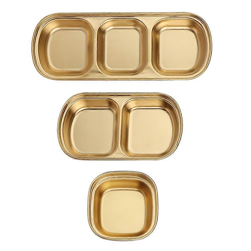 Stainless Steel Dish Dipping Dish for Kitchen Supply 9Pcs Set