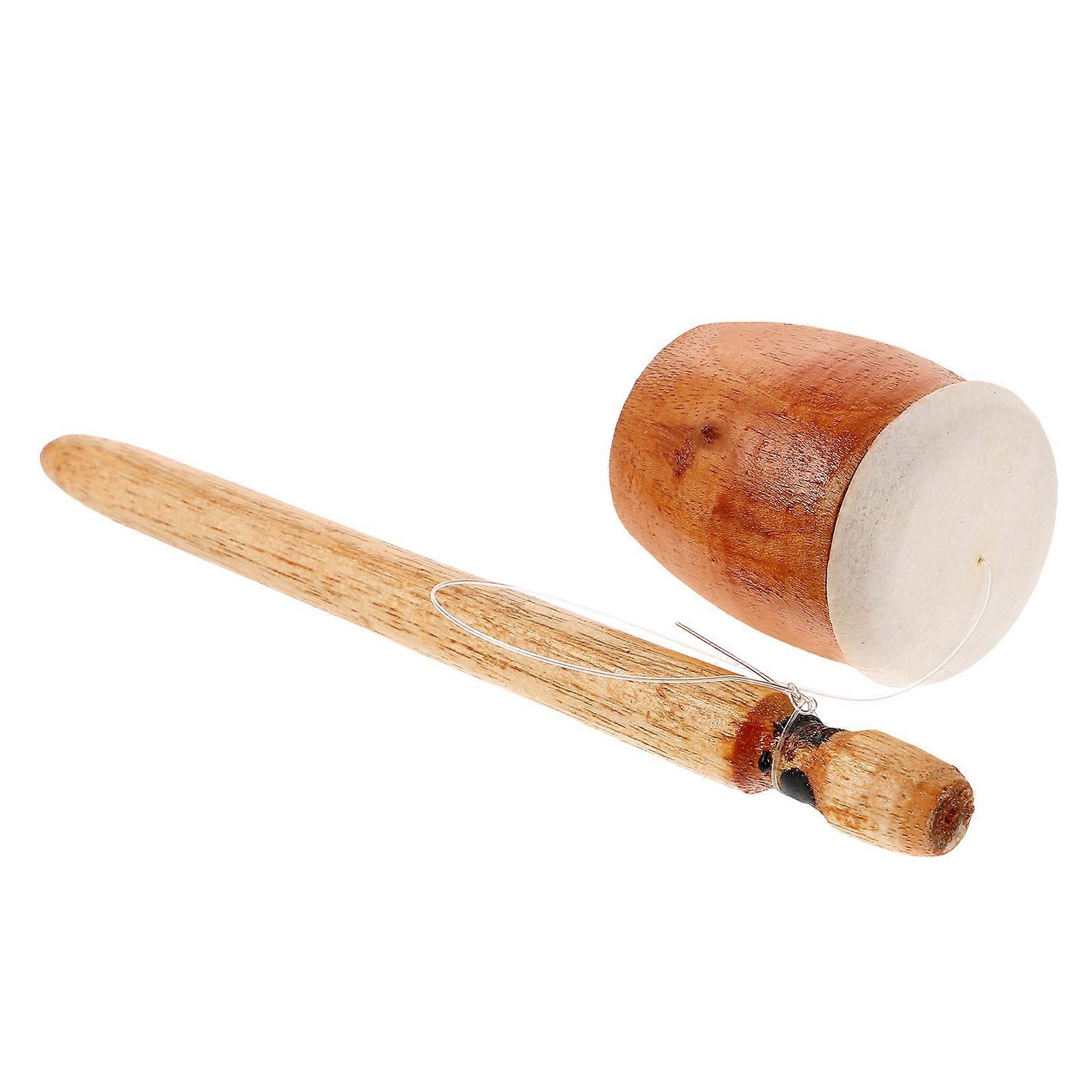 3Pcs Wooden Frog Guiro Instrument for Drum Use Percussion Sound Toys