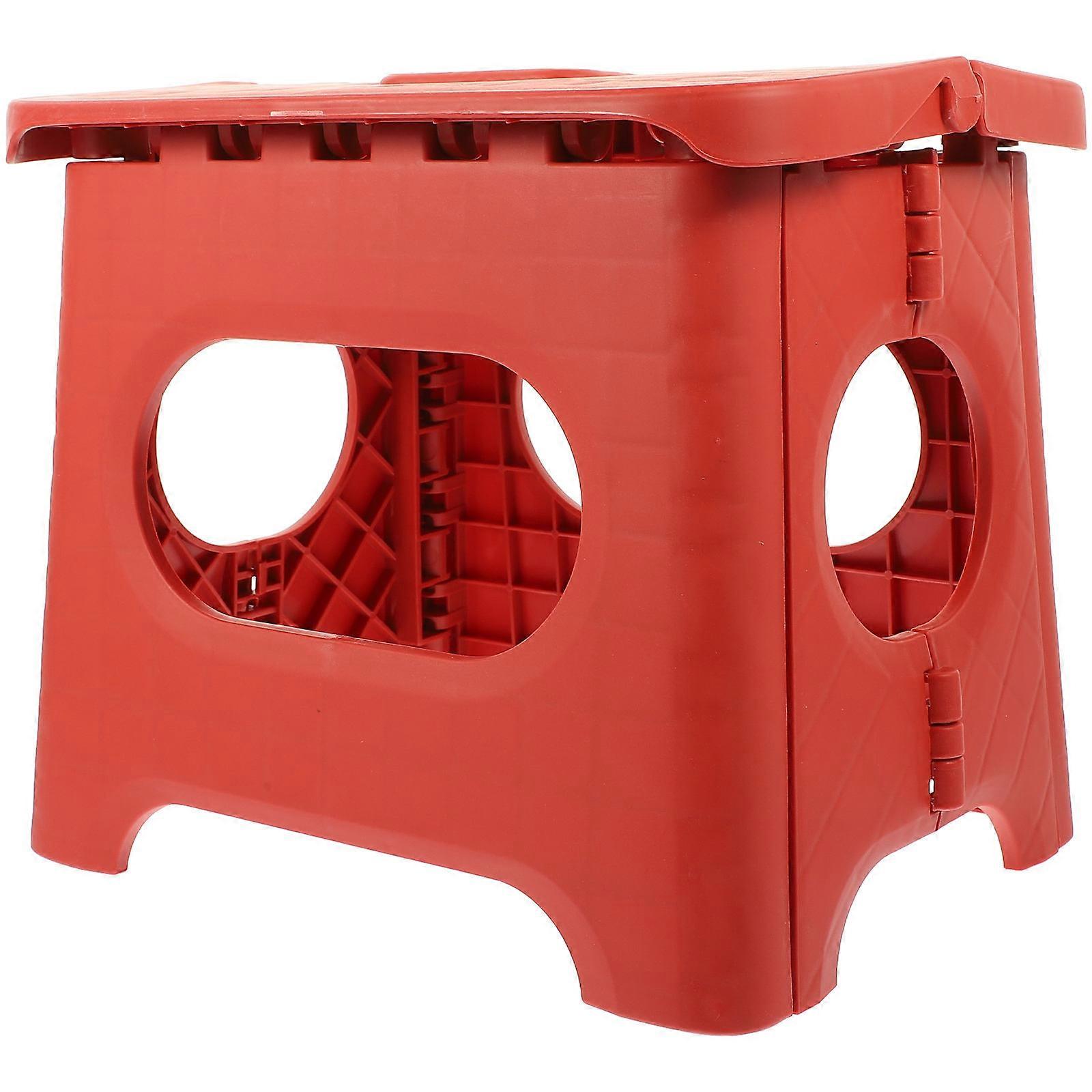 2Pcs Multi-Function Stool for Kids Outdoor Fishing Pink Plastic Stool