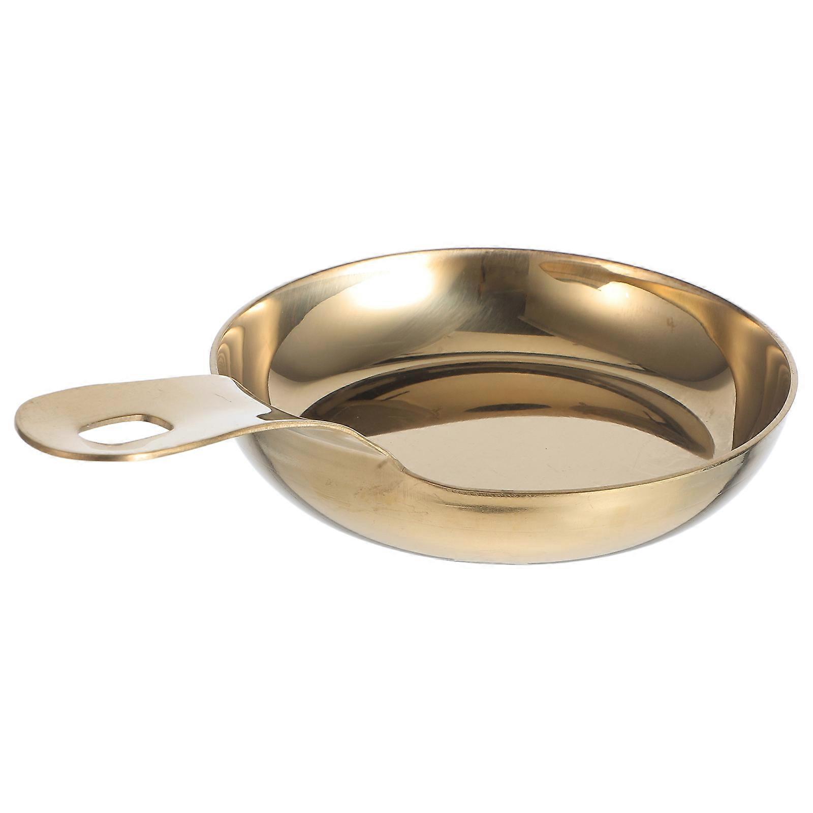 Round Mini Sauce Container Ideal For Home Use And Commercial Use 5Pcs Stainless Steel Dipping Tray
