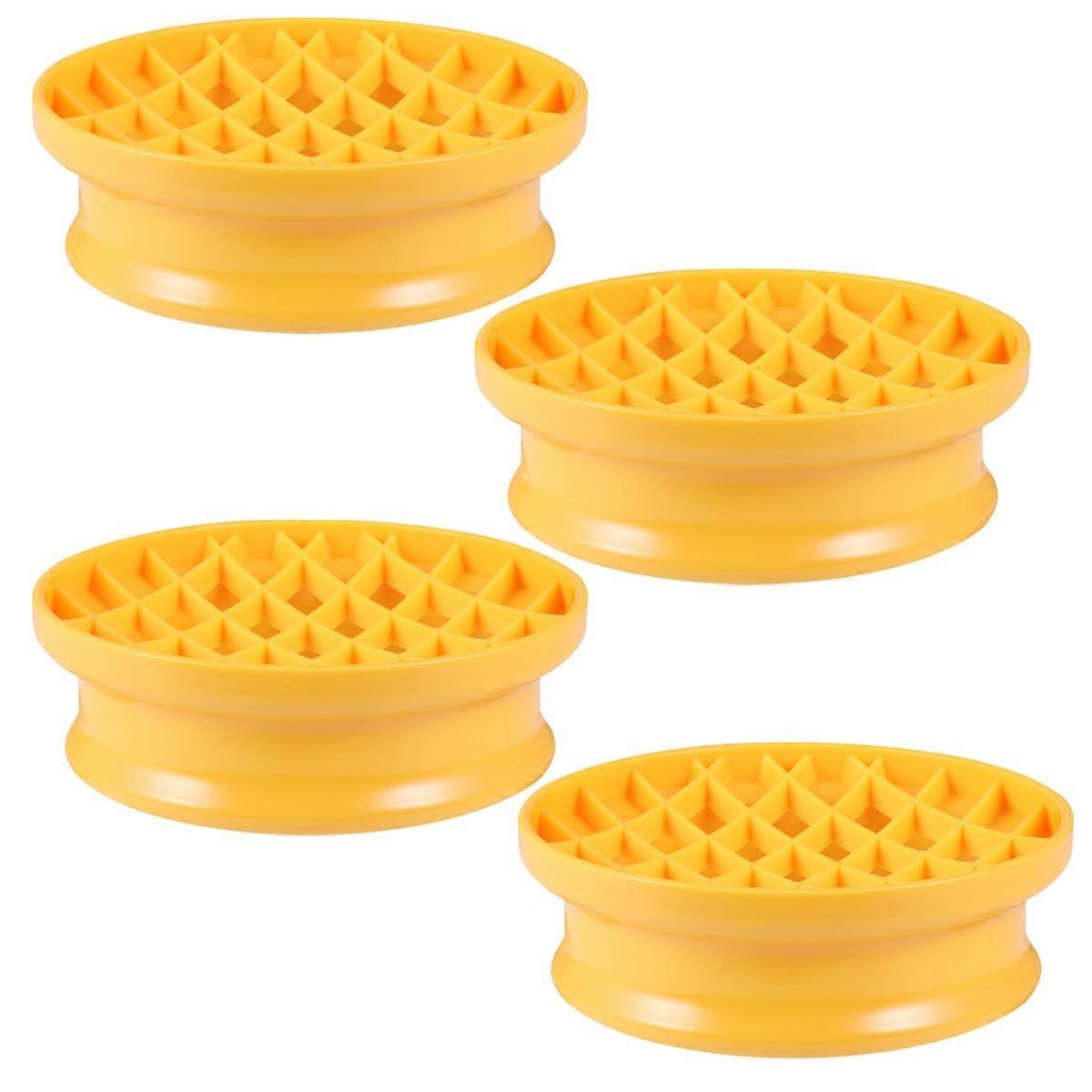 Baking Mold Pineapple Printing for Bread 8Pcs Yellow Decorating Kit