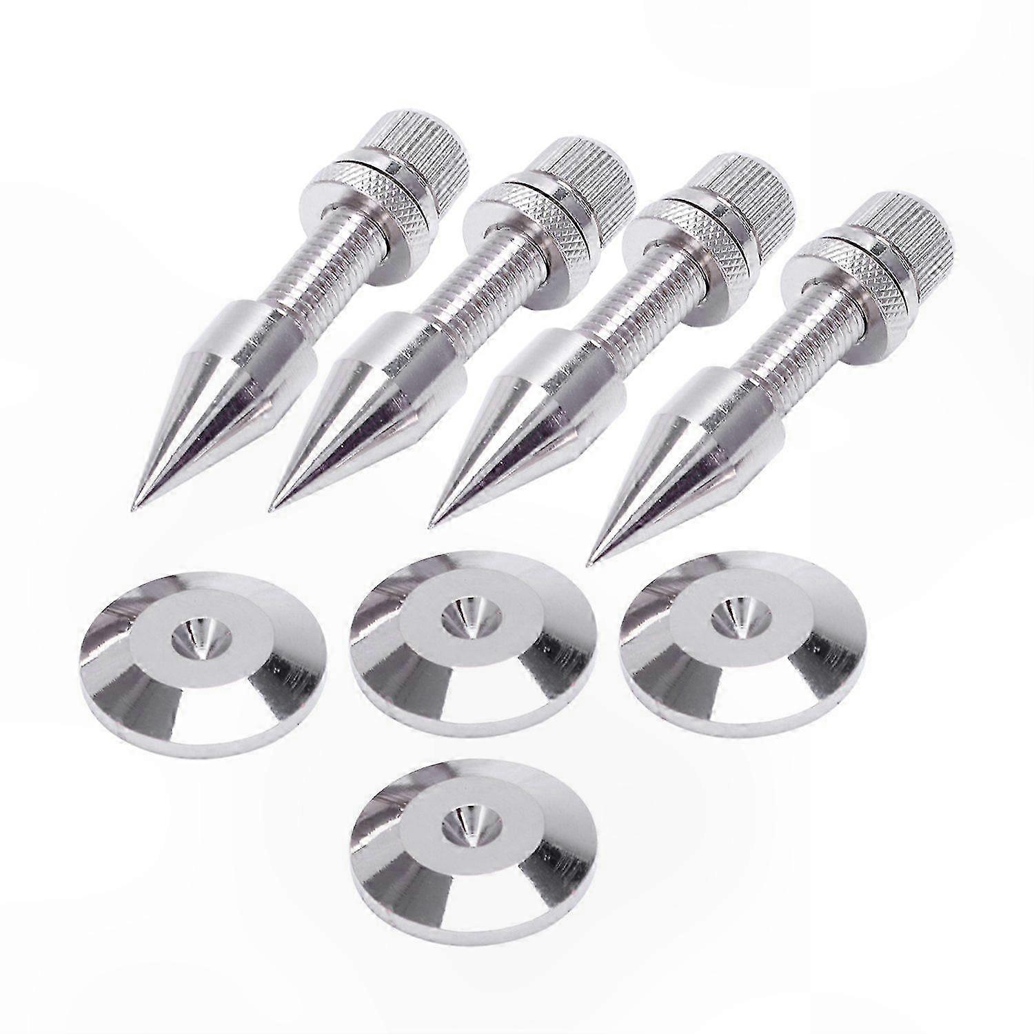 4 Pcs Speaker Spike Isolation Stands for Hifi Shockproof Cone Base Pads