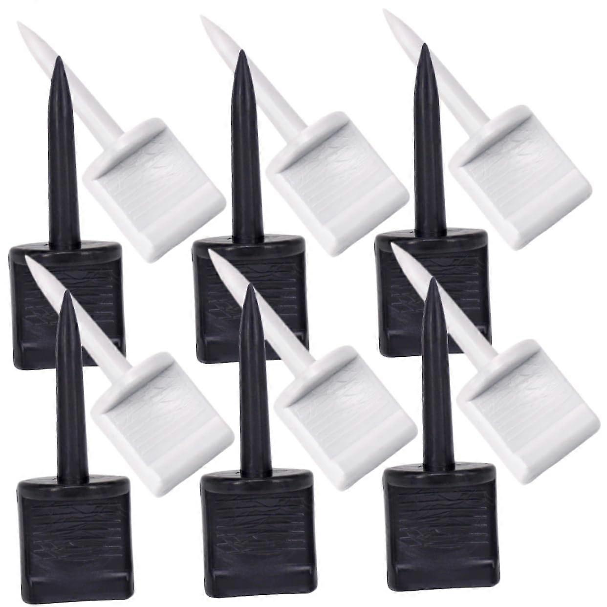 20Pcs Archery Nails Set Black White EVA Fixed Pins For Outdoor Archery Targets Accessories For Competition Practice