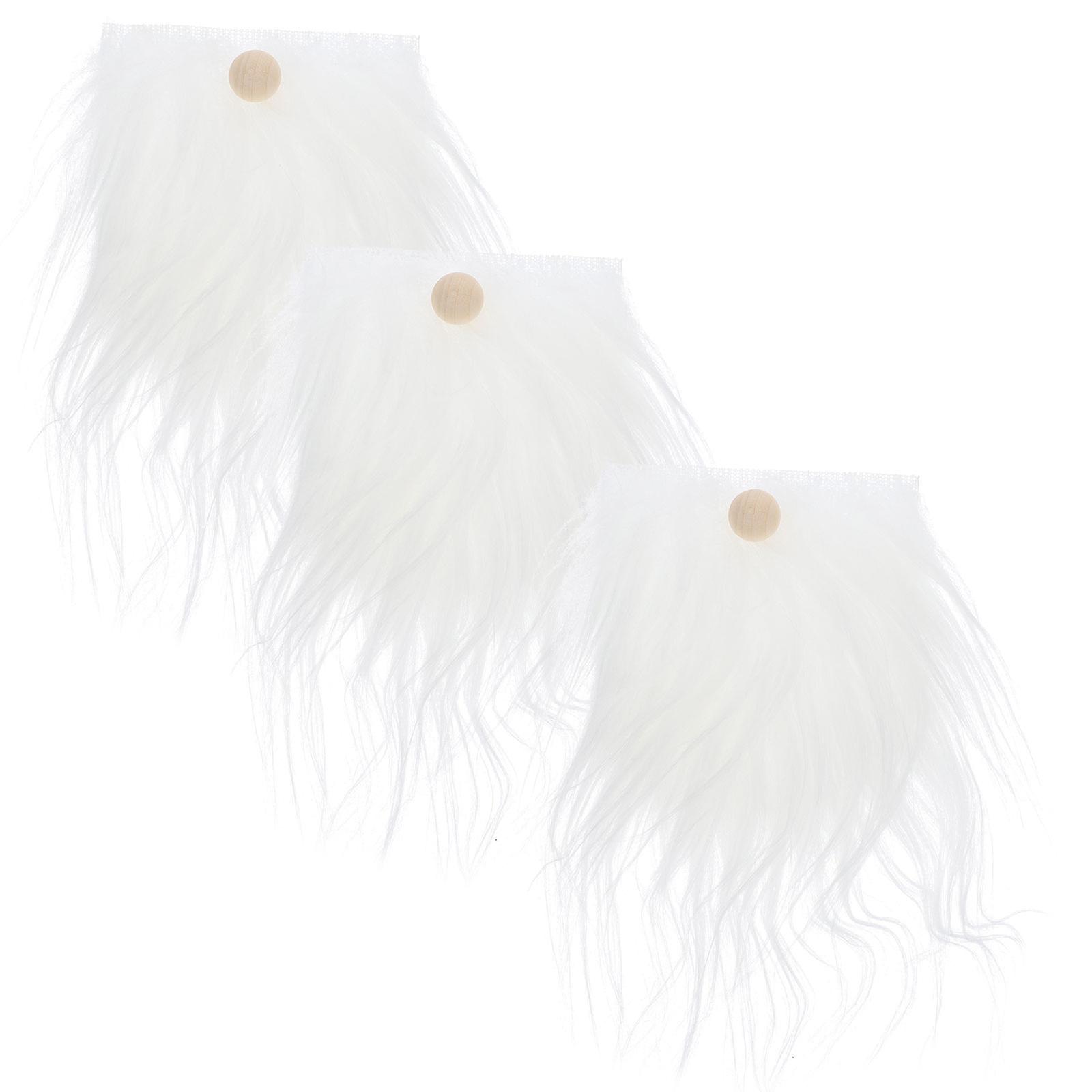 Gnome Beard Craft Supplies for Gnome Making with 3Sets Included