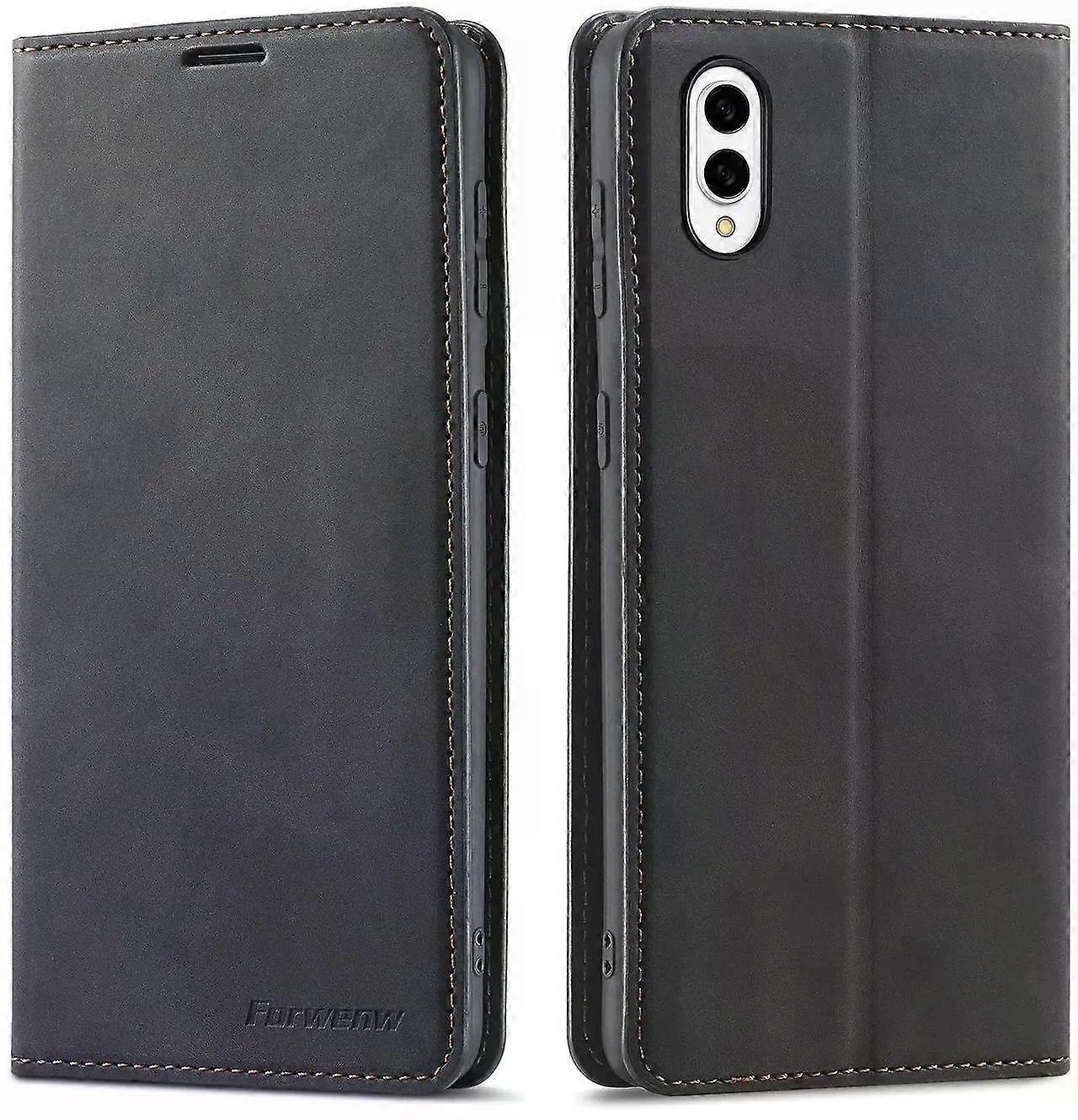 Case for Samsung Galaxy S25 Edge 5G 6.7 inch Premium PU Leather Phone Cover with Card Holder Stand, Shockproof Flip Wallet Cover