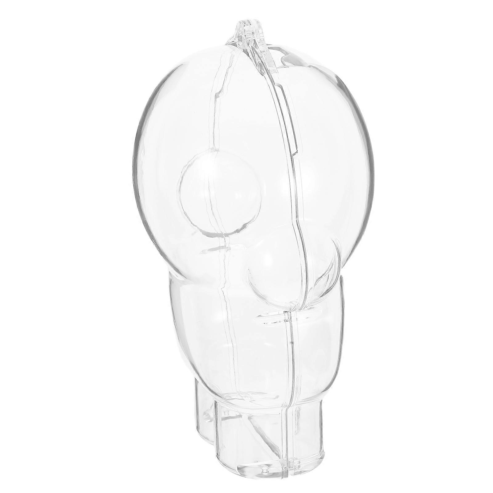 Toy Storage Case Transparent Display Box for 5Pcs Mini Doll Holder