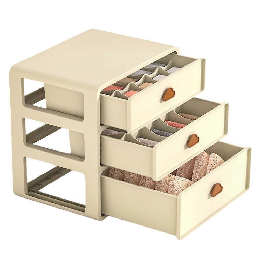Underwear Drawer Organizer For Bras And Socks, Closet Organizers Storage Box, MultiCompartment Bins For Belts And Ties