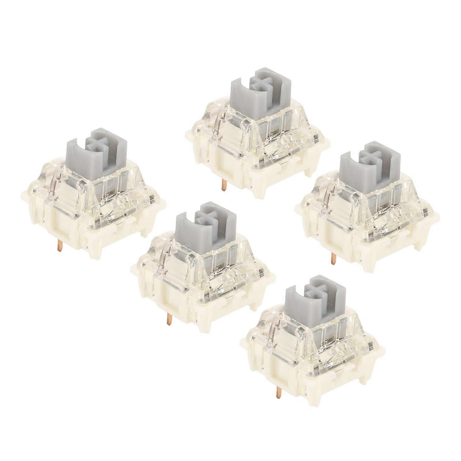 45 Mechanical Keyboard Switches, PreLubed Silent Backlit Waterproof, Dual Spring, 80M Keystrokes