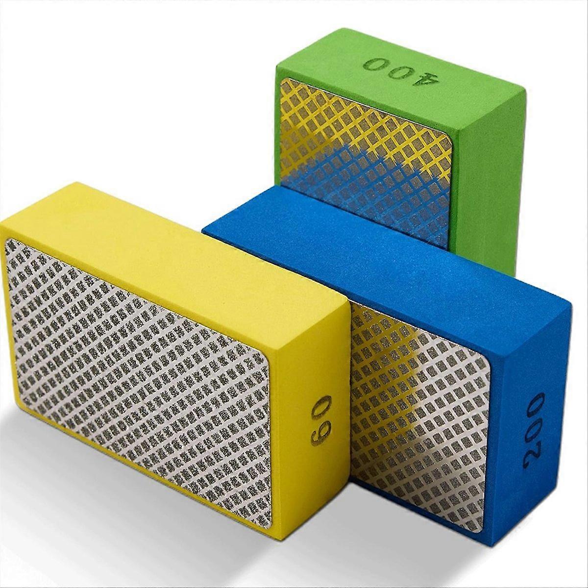 Diamanthåndpoleringsputer, diamantslipeputer for flisglassstein