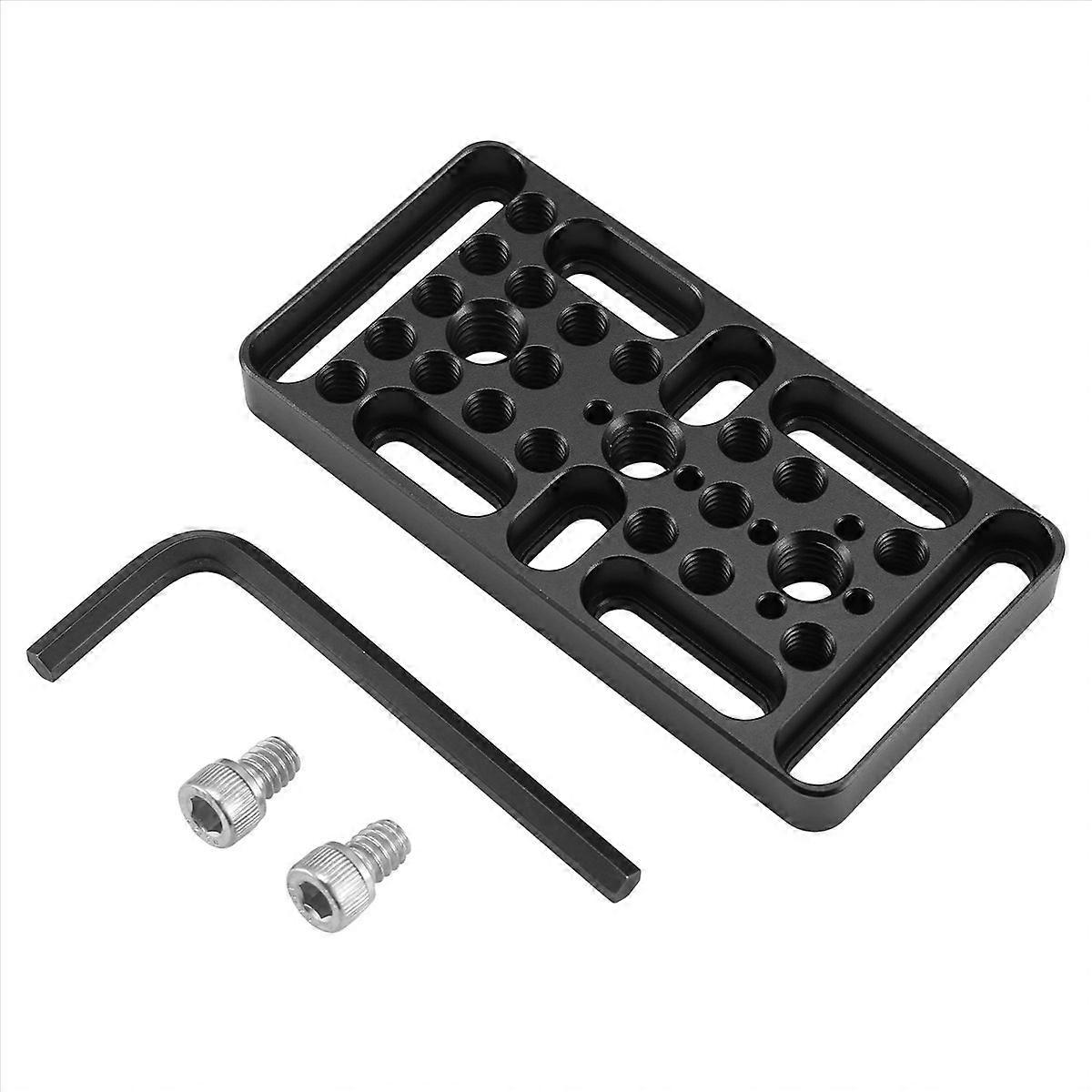 Quick Release Plate Multi-Function Expanding Cold Shoe Cheese Plate