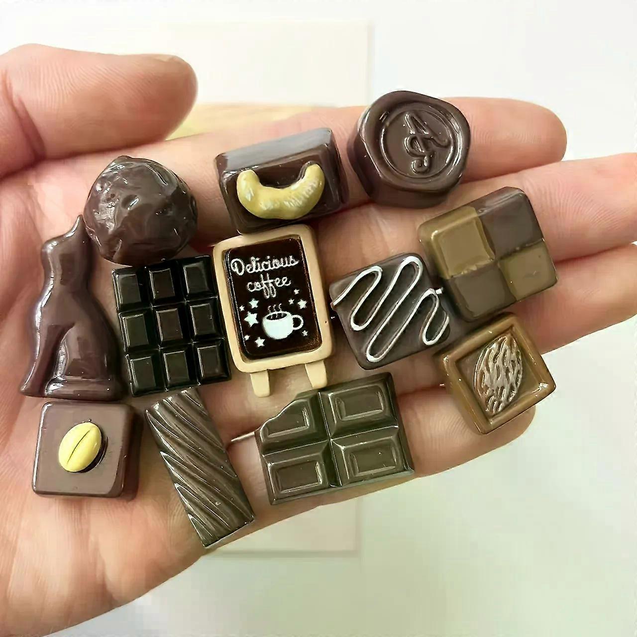 12 Coffee Bean Resin Fridge Magnets Home Decor