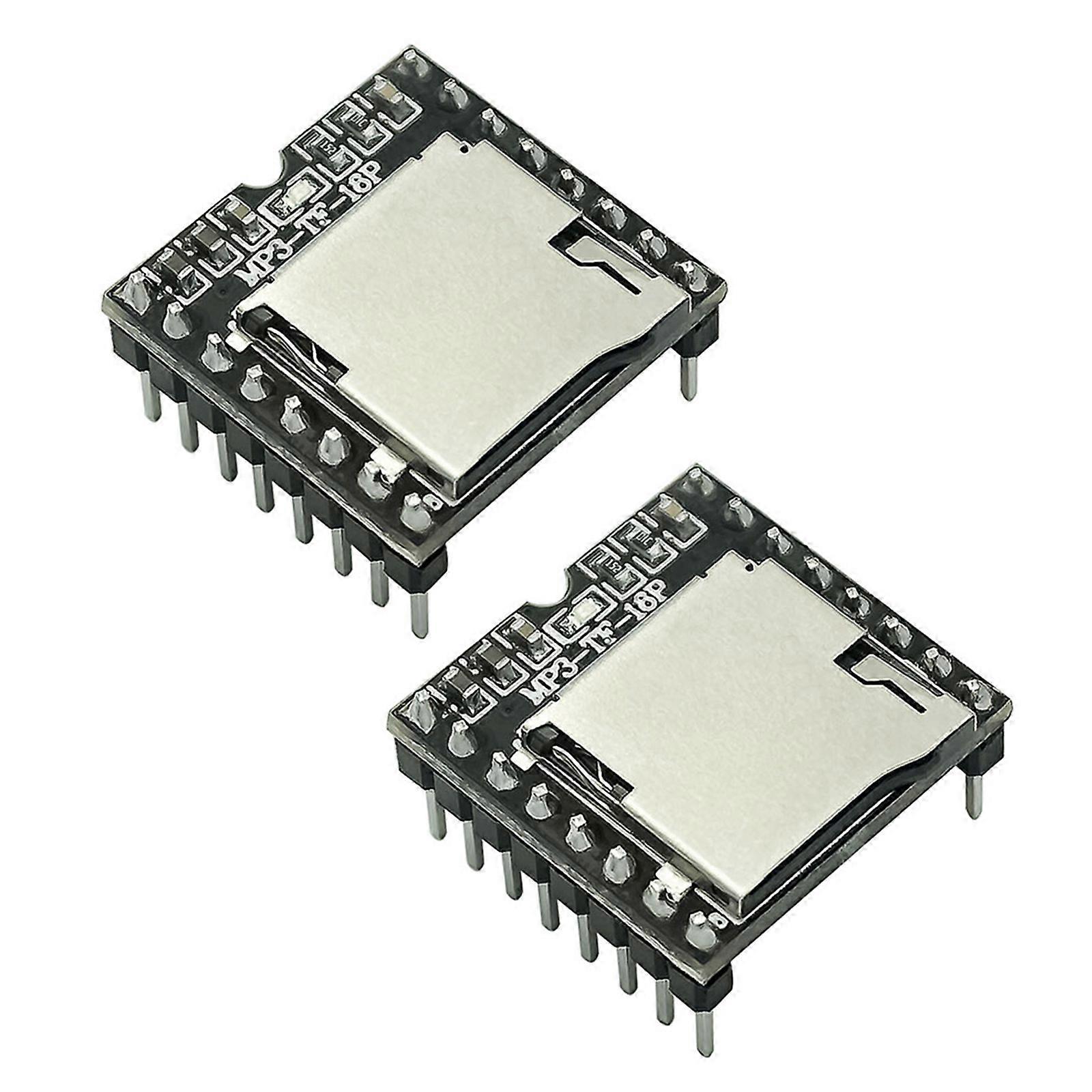 מודול נגן MP3 מיני מודול סאונד 2 יחידות/סט 2x2 ס"מ ססגוניים