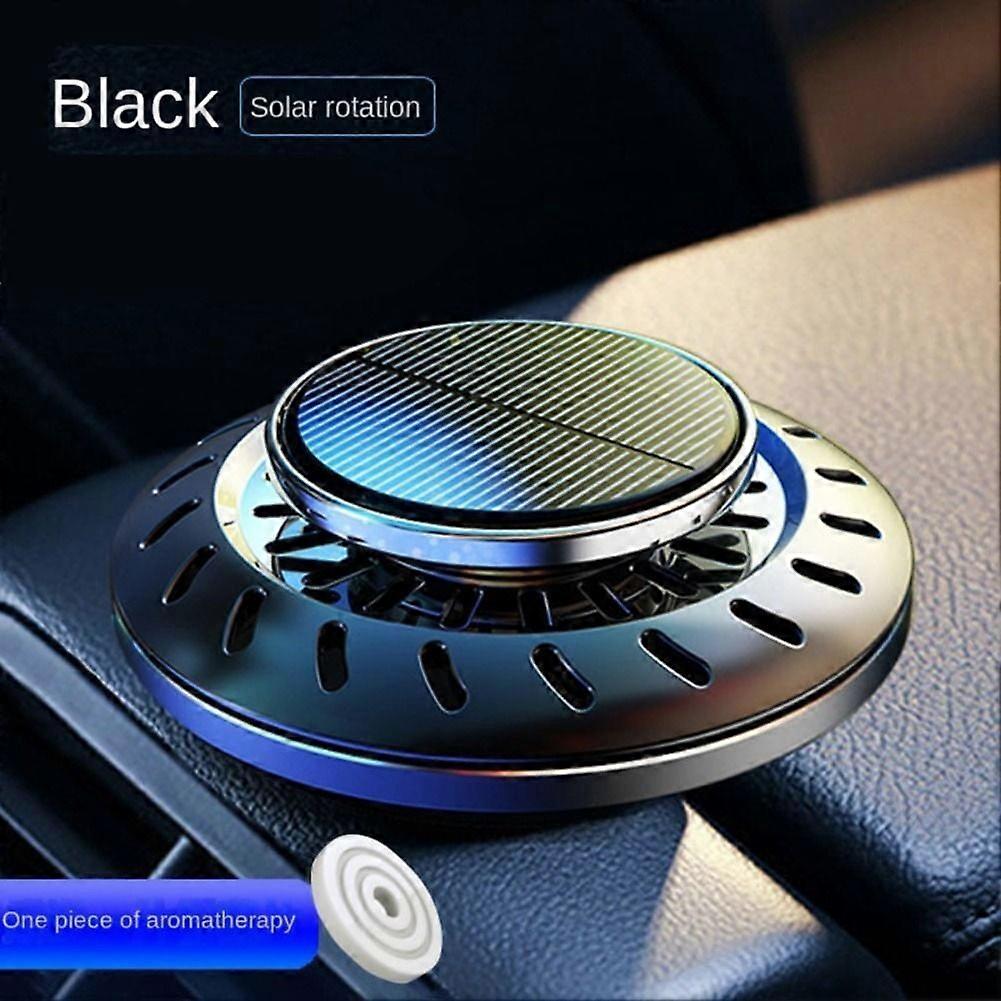 Advanced Car Aroma Diffuser Ornament with Solar-Powered Rotating Diffuser