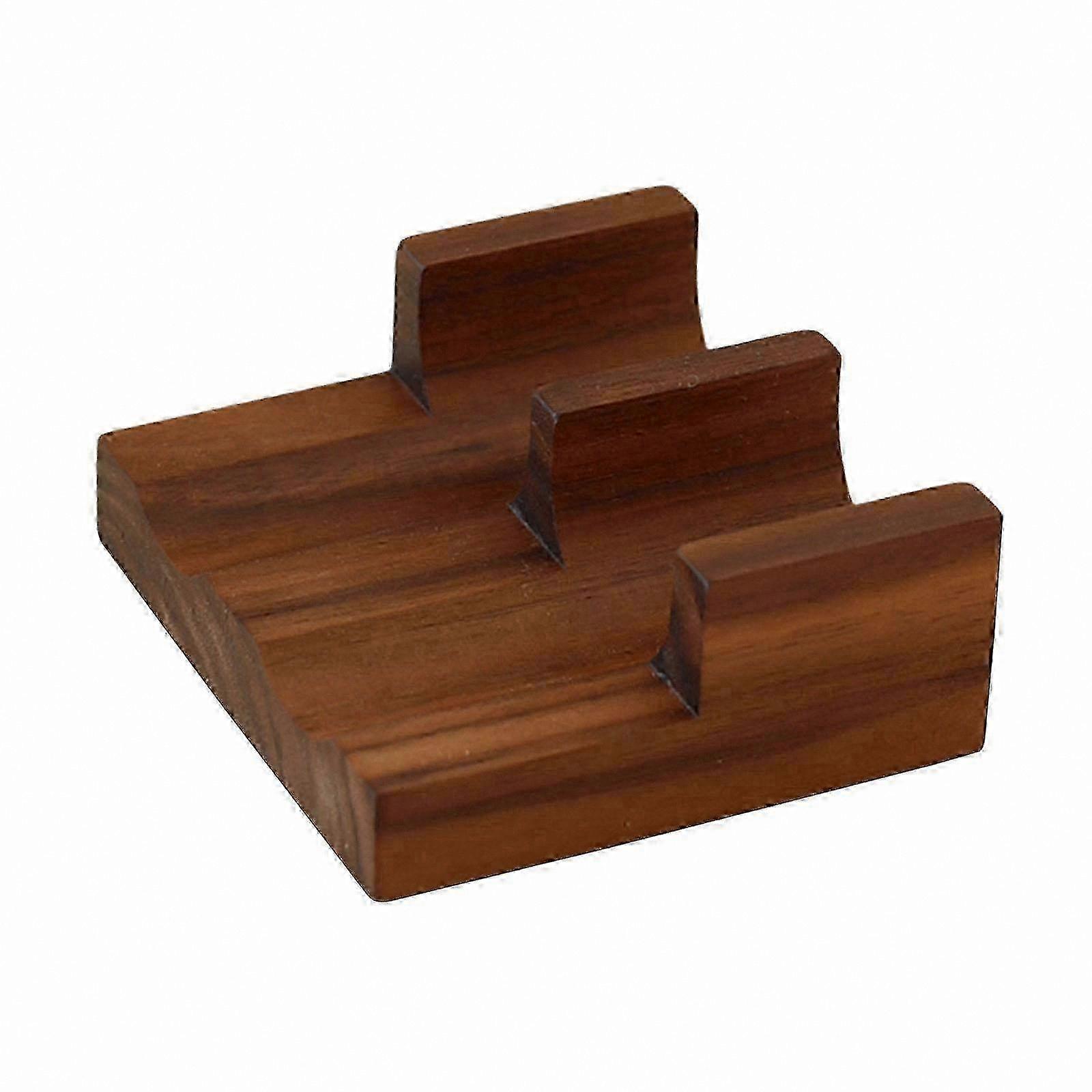 Multi-Functional Wooden Display Stand with Dividers for Sushi Tacos and Party Platters Home Restaurant Use