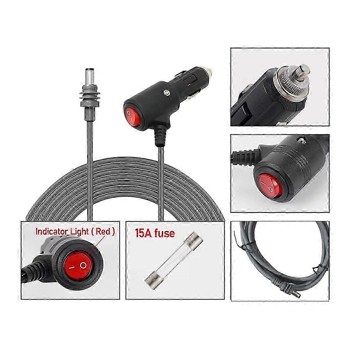 For Starlink Mini DC Power Cable with on Off Switch, 16.4ft