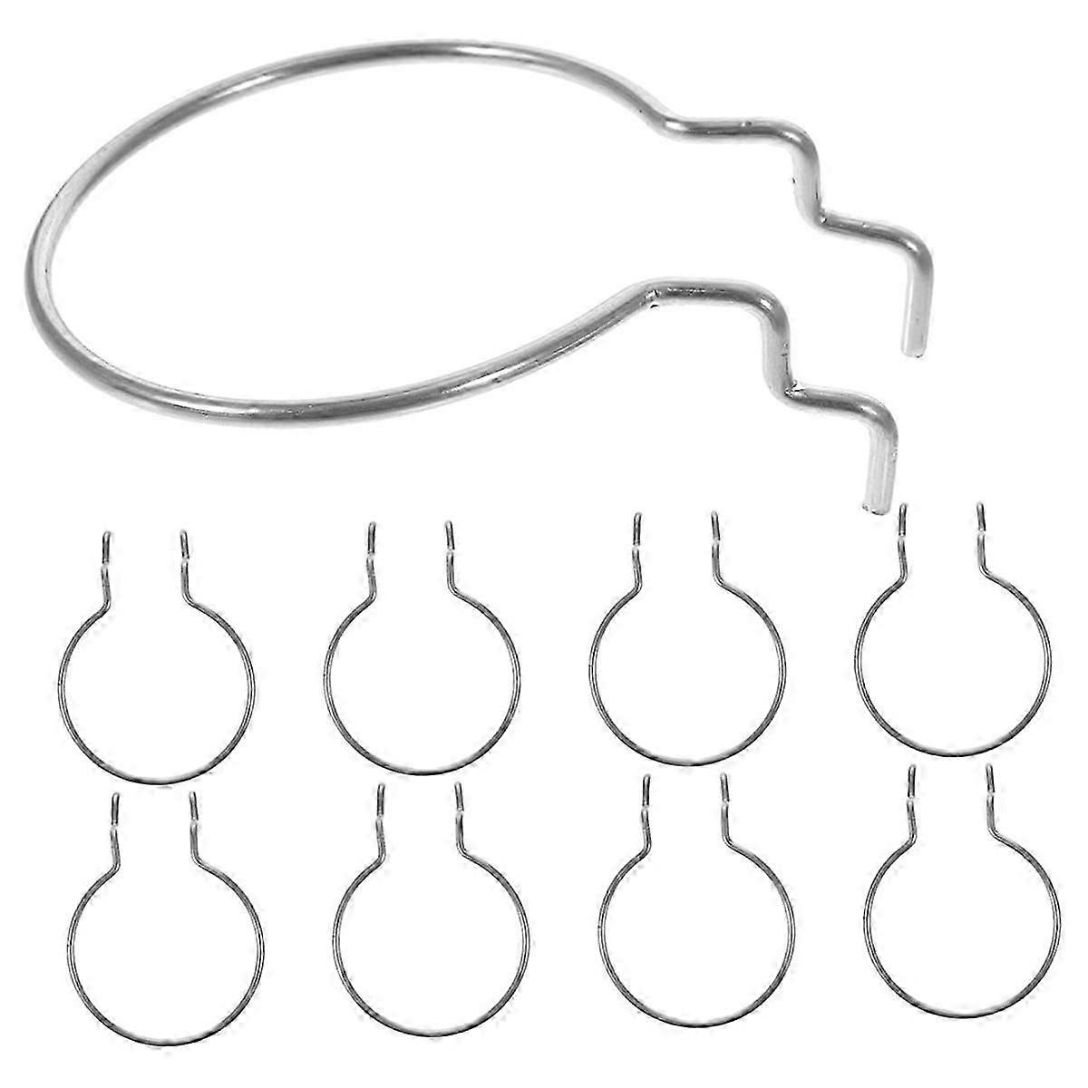 Pegboard Cup Holder Hooks 10pcs Heavy Duty Metal Hooks Ring Design