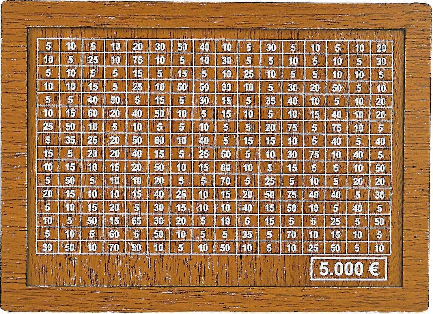 4 kokoa säästölaatikkosäästöpossuja, joissa on säästötavoitteet ja rastitettavat numerot