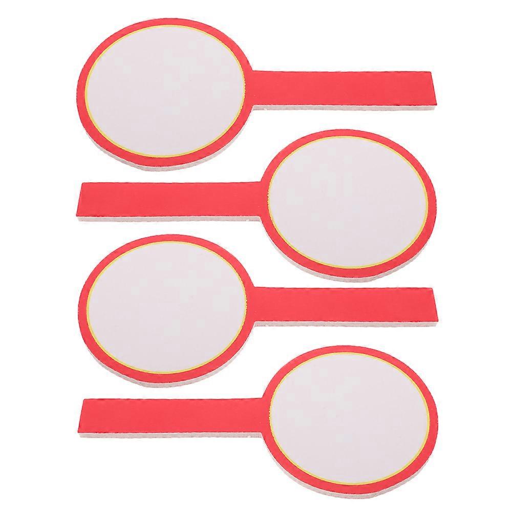 Reusable Dry Erase Paddle for Scoring with 4Pcs Handheld Scoreboards