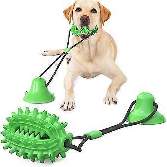 Hundekauspielzeug, Saugnapfspielzeug für Hunde, multifunktionales Hunde-Backenzahnspielzeug, Zahnreinigung mit Zahnpflegefunktion für kleine Hunde