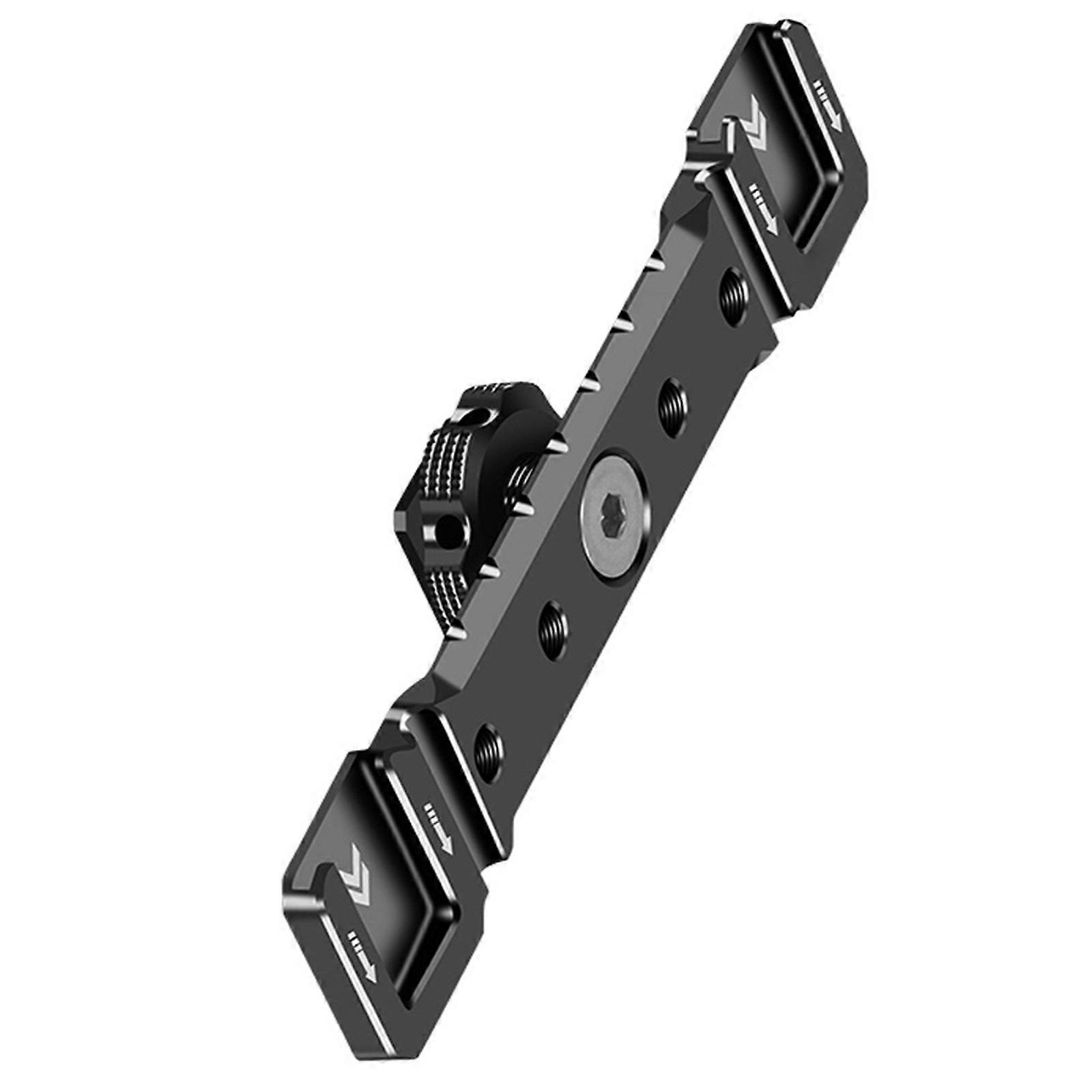 Double Cold Shoe Mount Bracket Aluminum Hot Shoe Extension Bar for DSLR Camera Microphone Led Video Flash Vlogging Multicolor