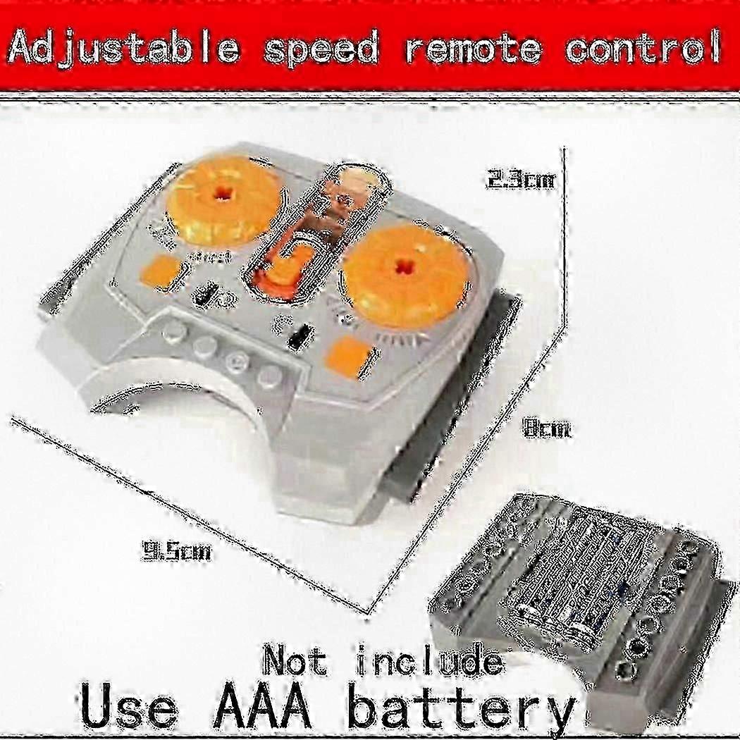 Lego Technic Power Functions Parts Lot with Motor, Remote, Receiver & Battery Box for Building Sets