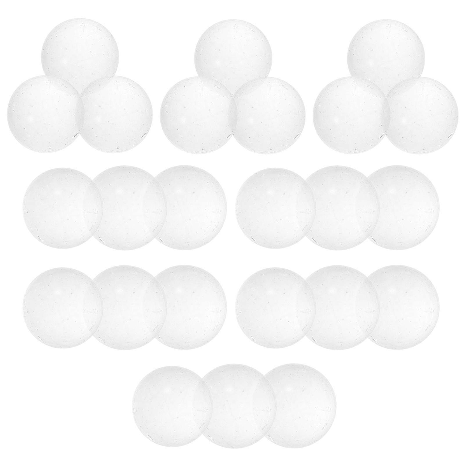 Glass Marble Beads Round Balls for Playing 30Pcs Transparent Marbles
