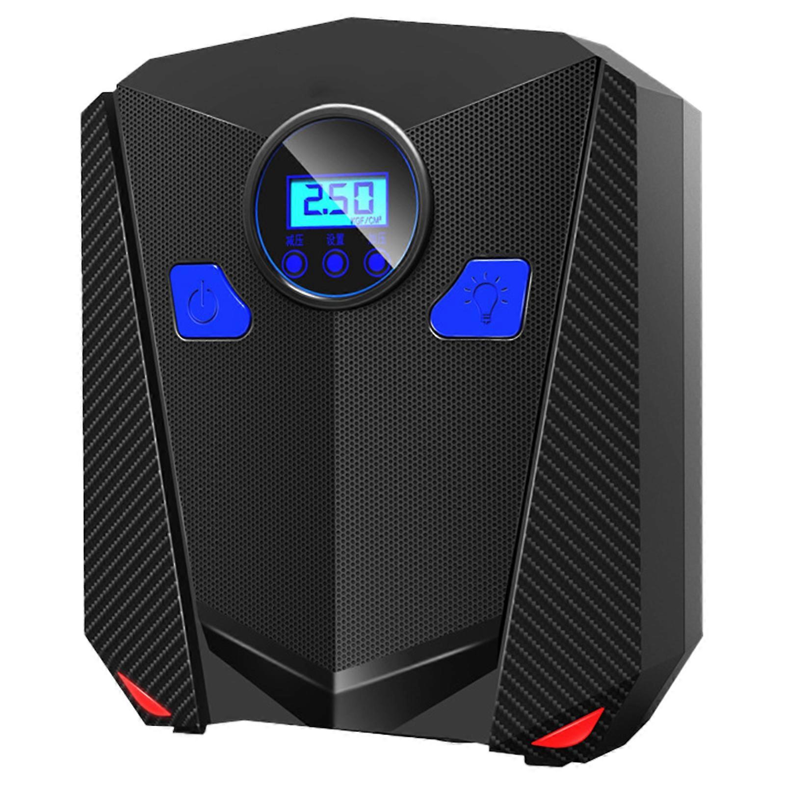 Car Jump Starters Air Compressor Wireless Tire Inflator Pump Digital Tire Inflator Automotive Starting Device with Light Multicolor