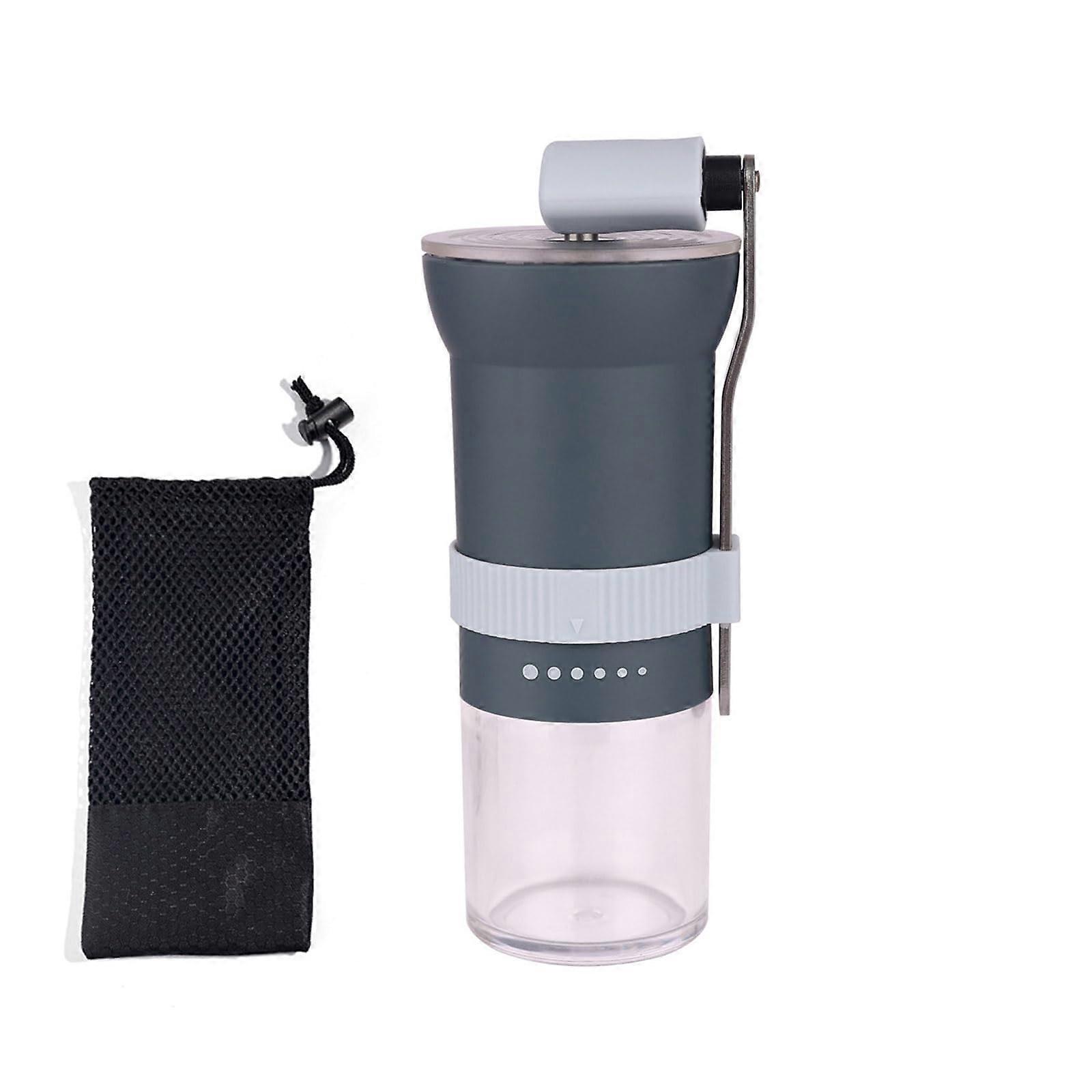Manual Coffee Grinder Adjustable Handheld with Precision Settings for Espresso and French Press