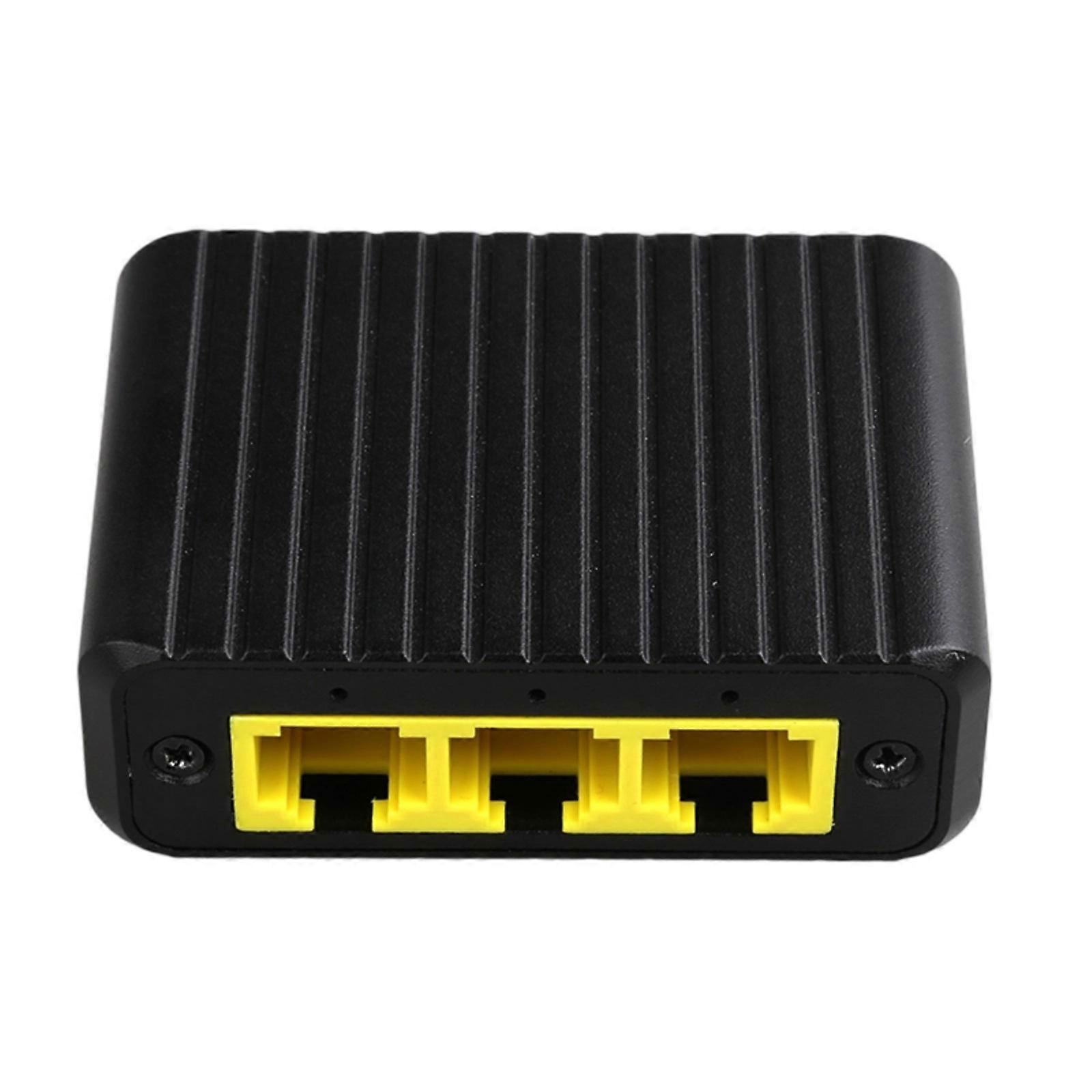 Unmanaged TXE367 Networking Switcher 4 Gigabit Port Auto Negotiation Technology Easy Installation Multicolor