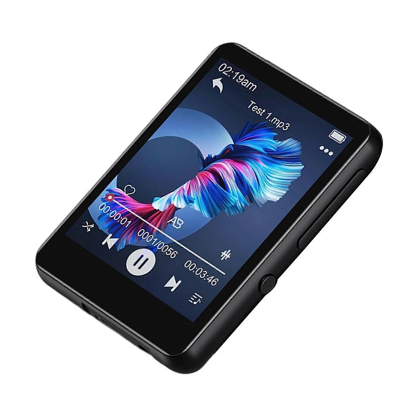 B.t. 5.3 M.p.3. MP4 Player 32GB Extendable Memory Touch Panel Constructed in Lecturer RADIO Radio Transportable for Exercise Travel Multicolor